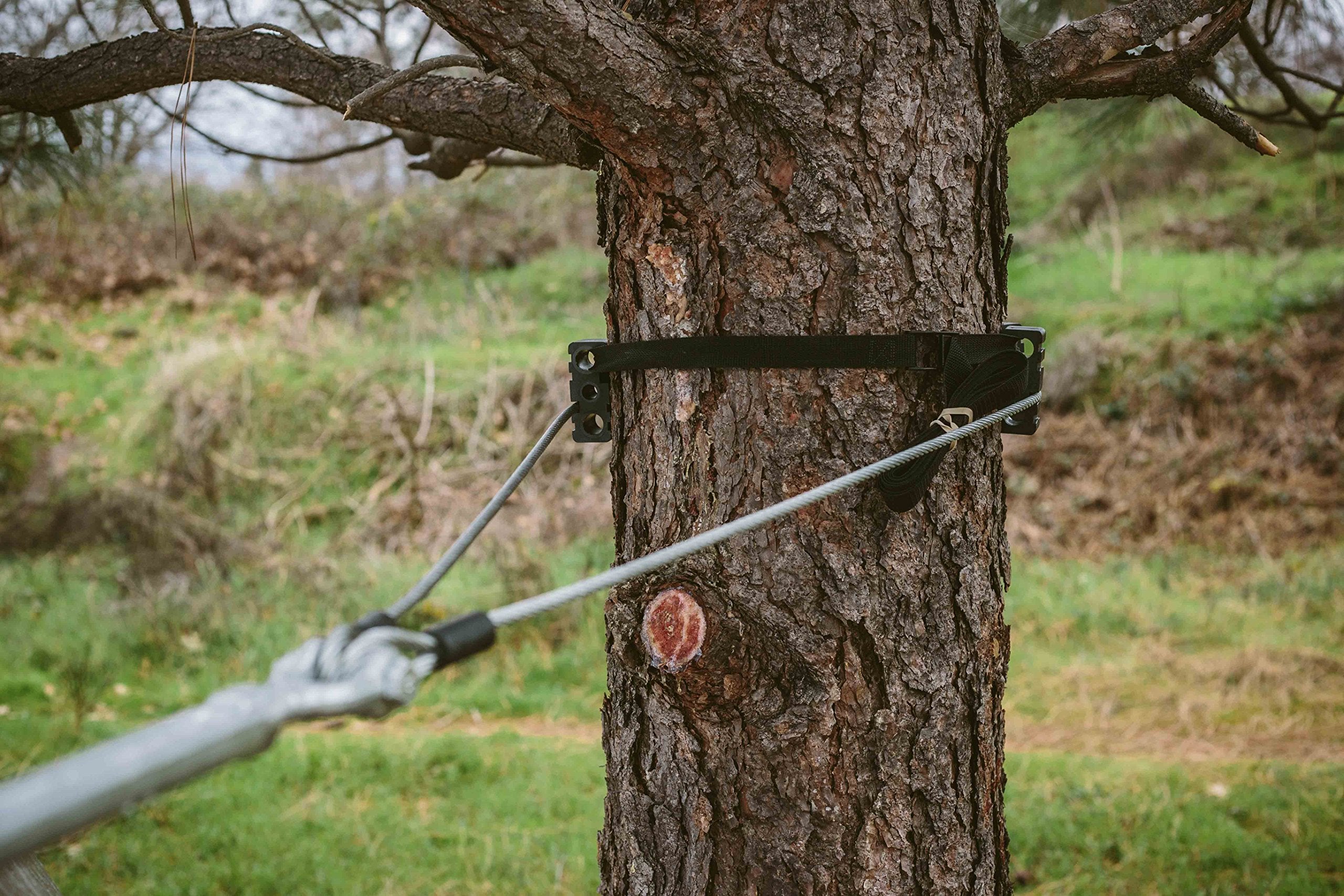 Ziplinegear Tree Saver Block Kit (For 2 Trees), Comes With Adjustable Straps For Trees Up To 3Ft In Diameter, 16 Heavy Duty Nylo