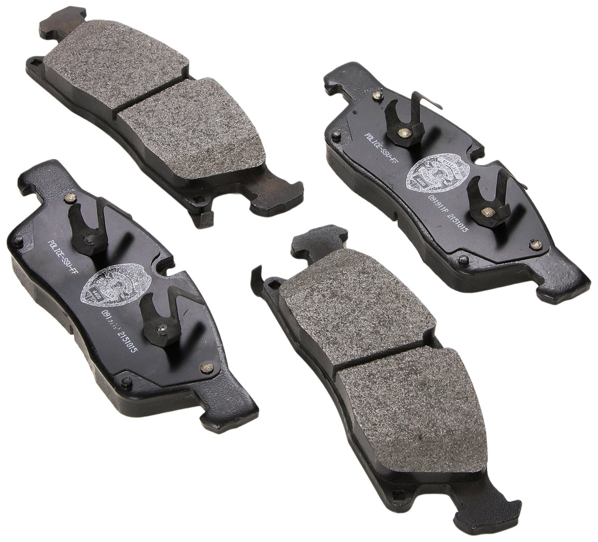 Raybestos ATD1455SV Advanced Technology Semi-Metallic Disc Brake Pad Set