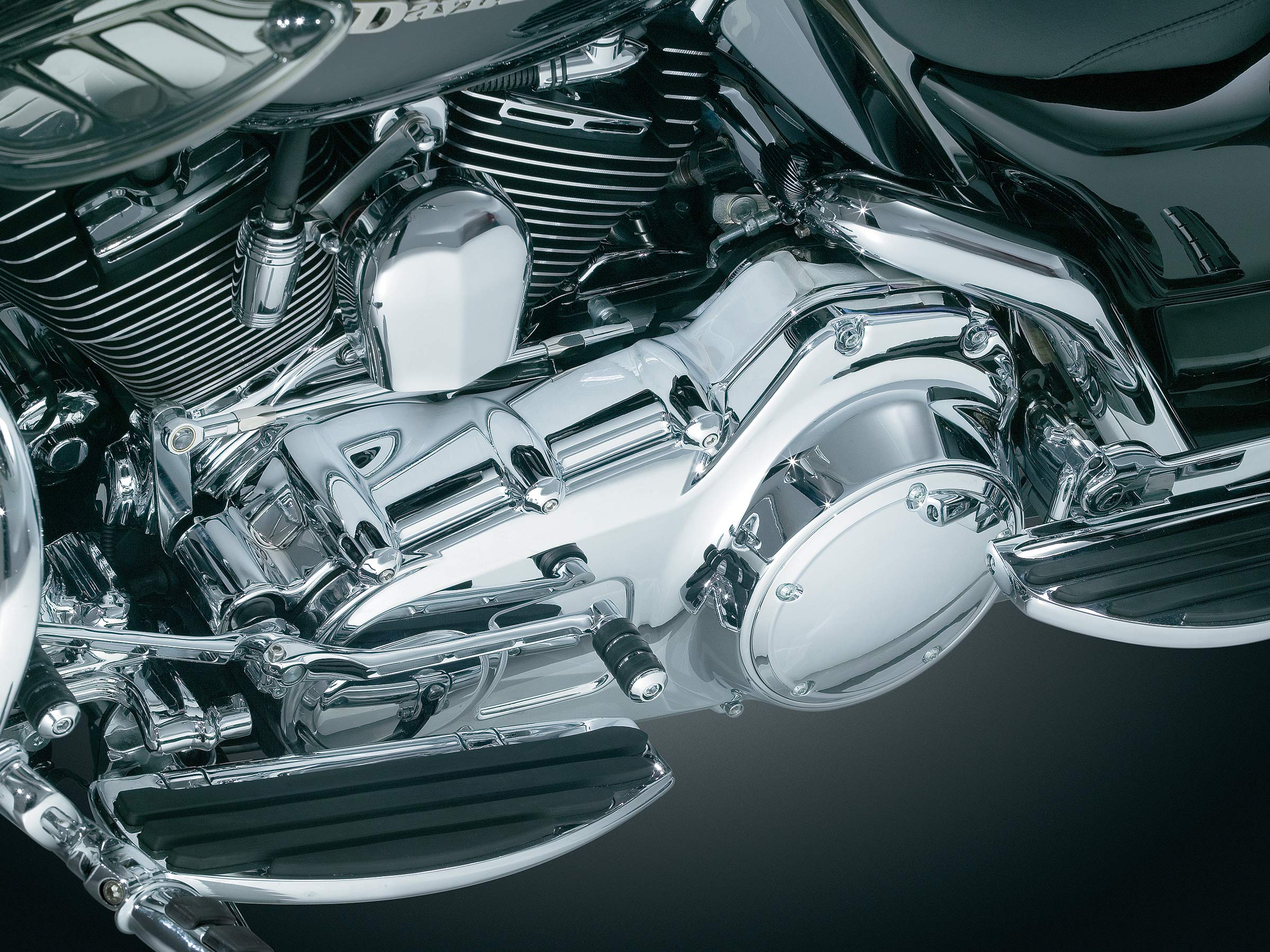 Kuryakyn 8397 Motorcycle Engine Accessory: Inner Primary Cover for 2007-08 Harley-Davidson Touring Motorcycles, Chrome