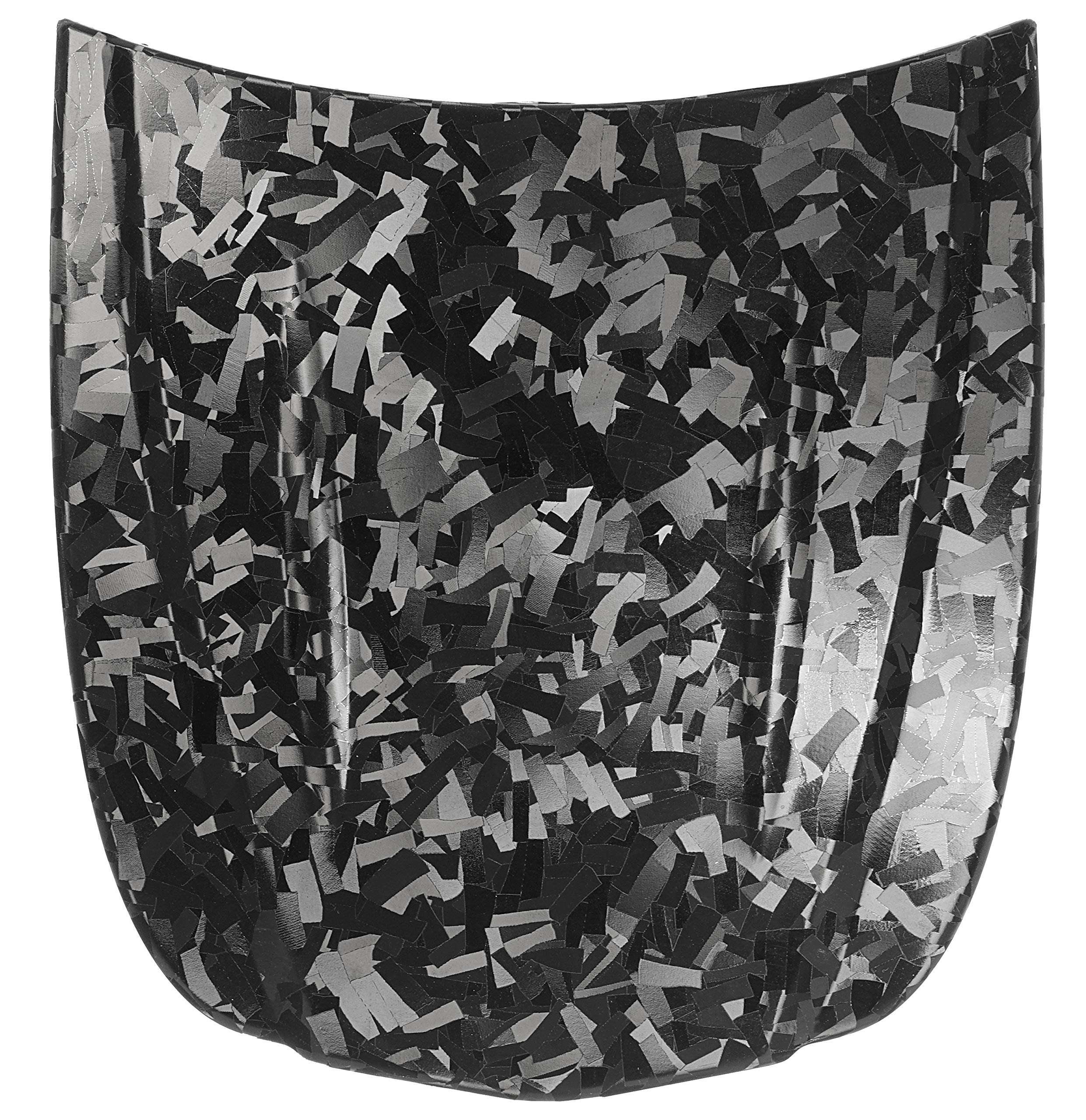 Vvivid+ Forged Composite Carbon Patternless Car Vinyl Wrap Roll (3Ft X 5Ft, Black)