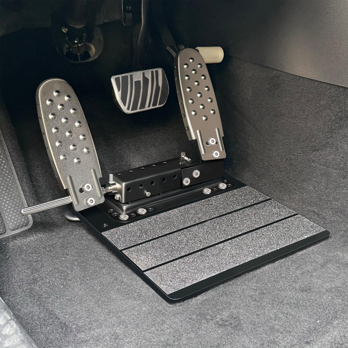 OceanicEcho Portable Left Foot Accelerator Pedal - Adjustable LFGP Gas Pedal for Disabled, Injured, and Stroke Recovery Drivers 