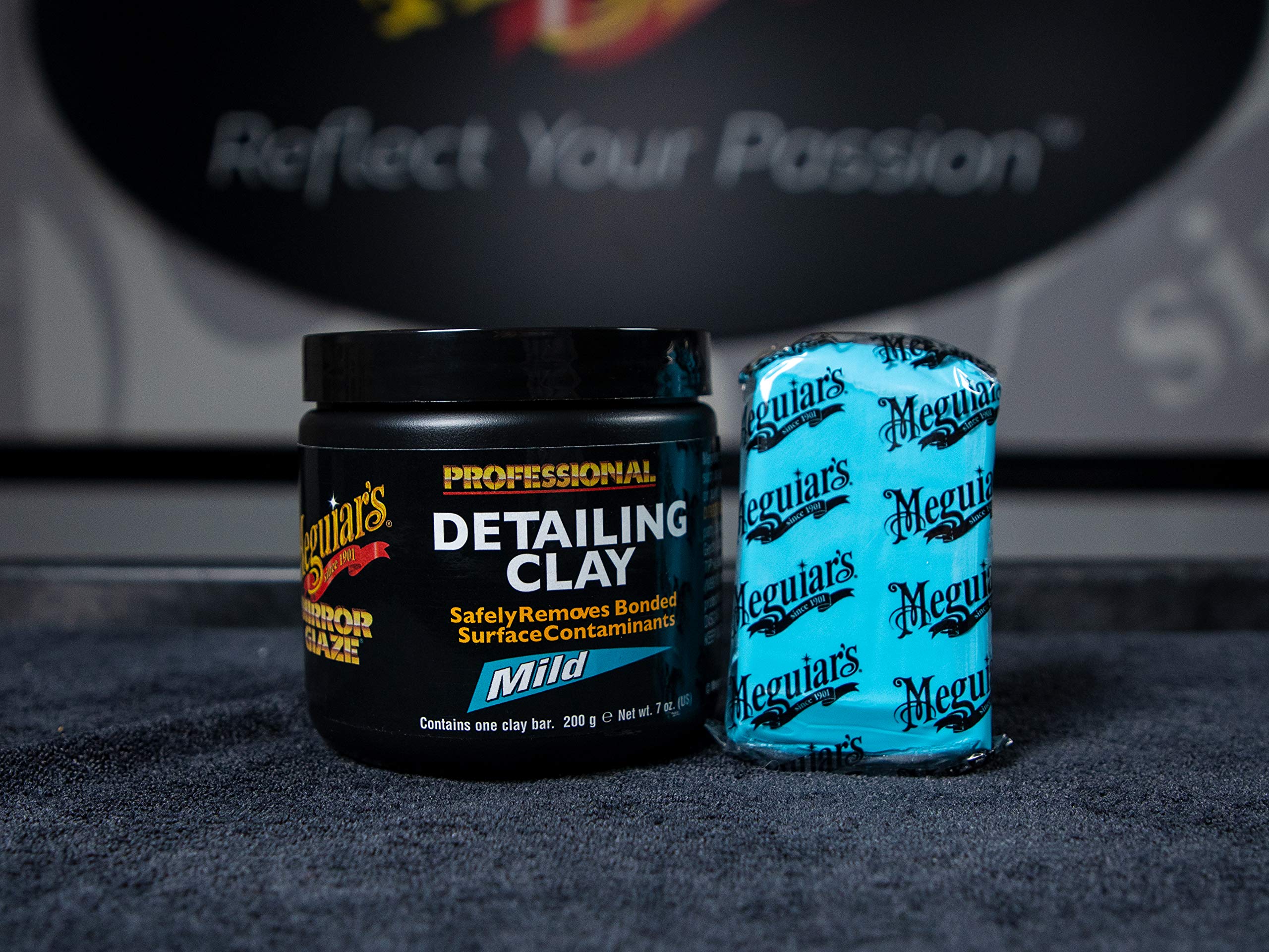 Meguiar'S Professional Detailing Clay, Mild, C2000 - Safely Remove Contaminants Bonded On Paint For A Smooth, Glossy Finish - Pr