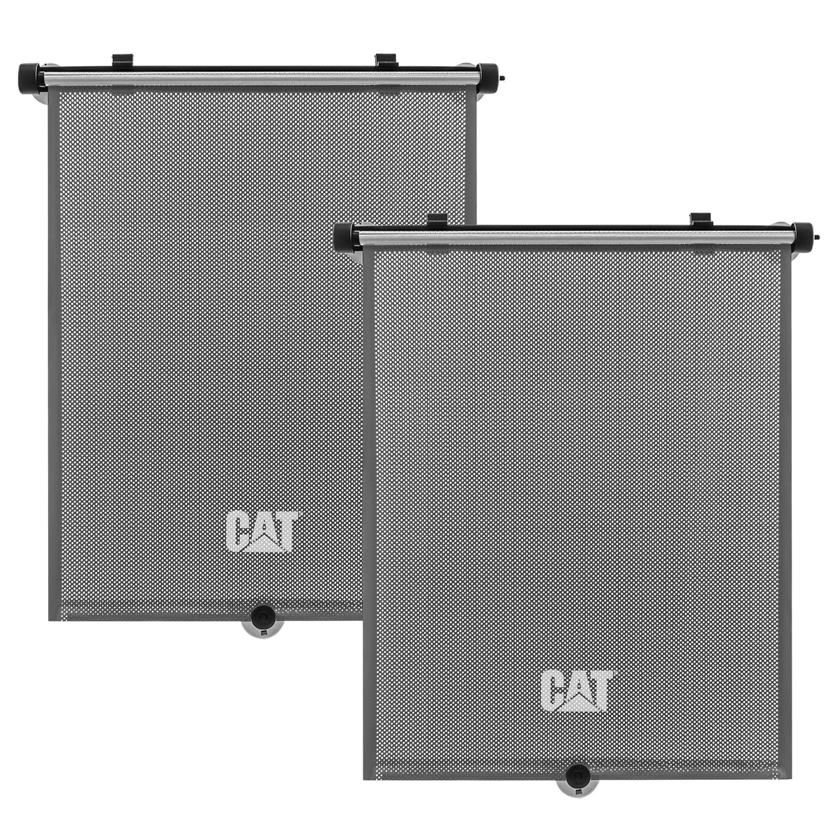 Caterpillar UVProtect Sun Shade for Car Side Window, UV Shield Universal & Retractable Pull-Down Roller Sunshade, fits Auto Car 