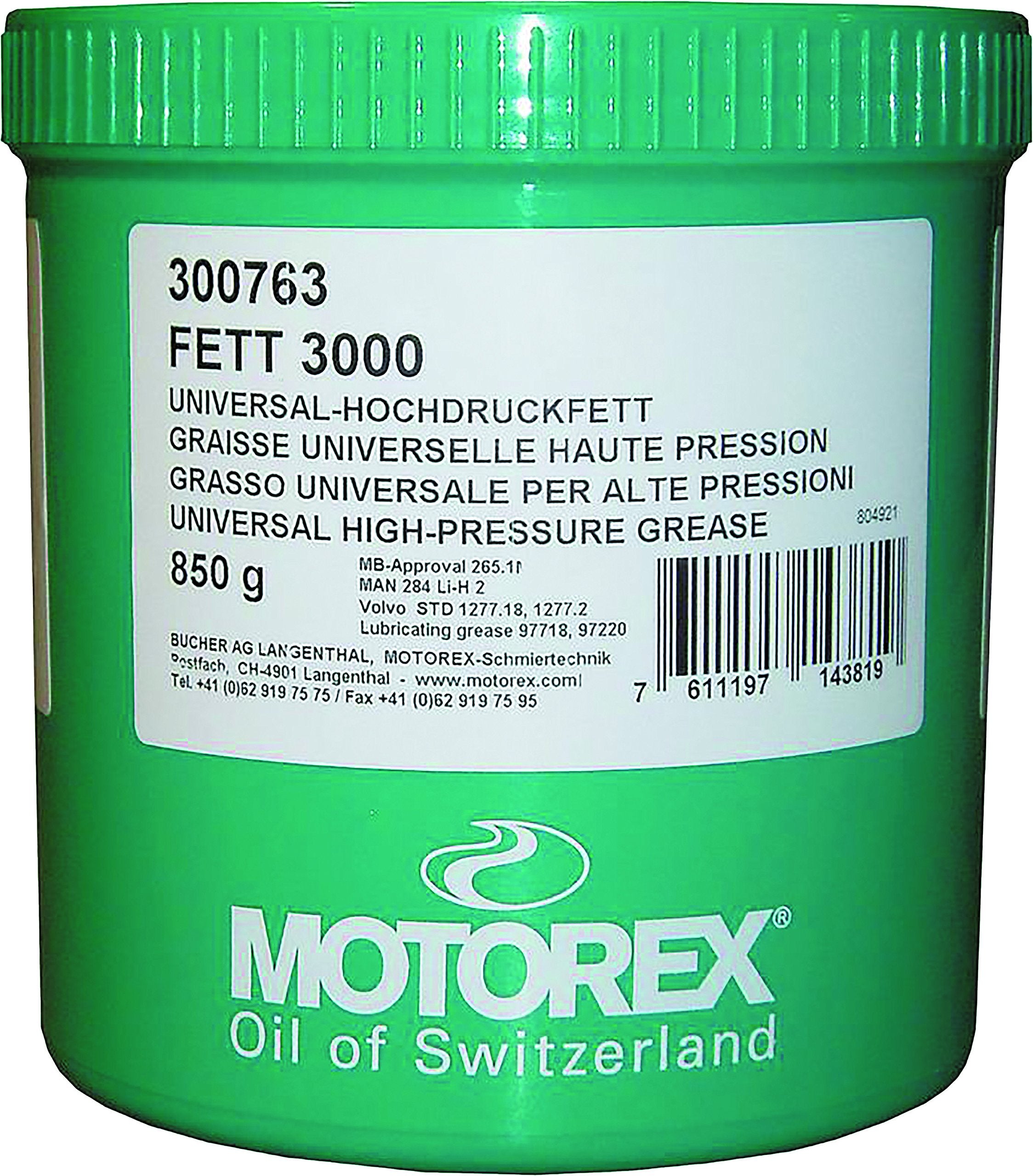 Motorex High Pressure Grease 3000 171-830-085