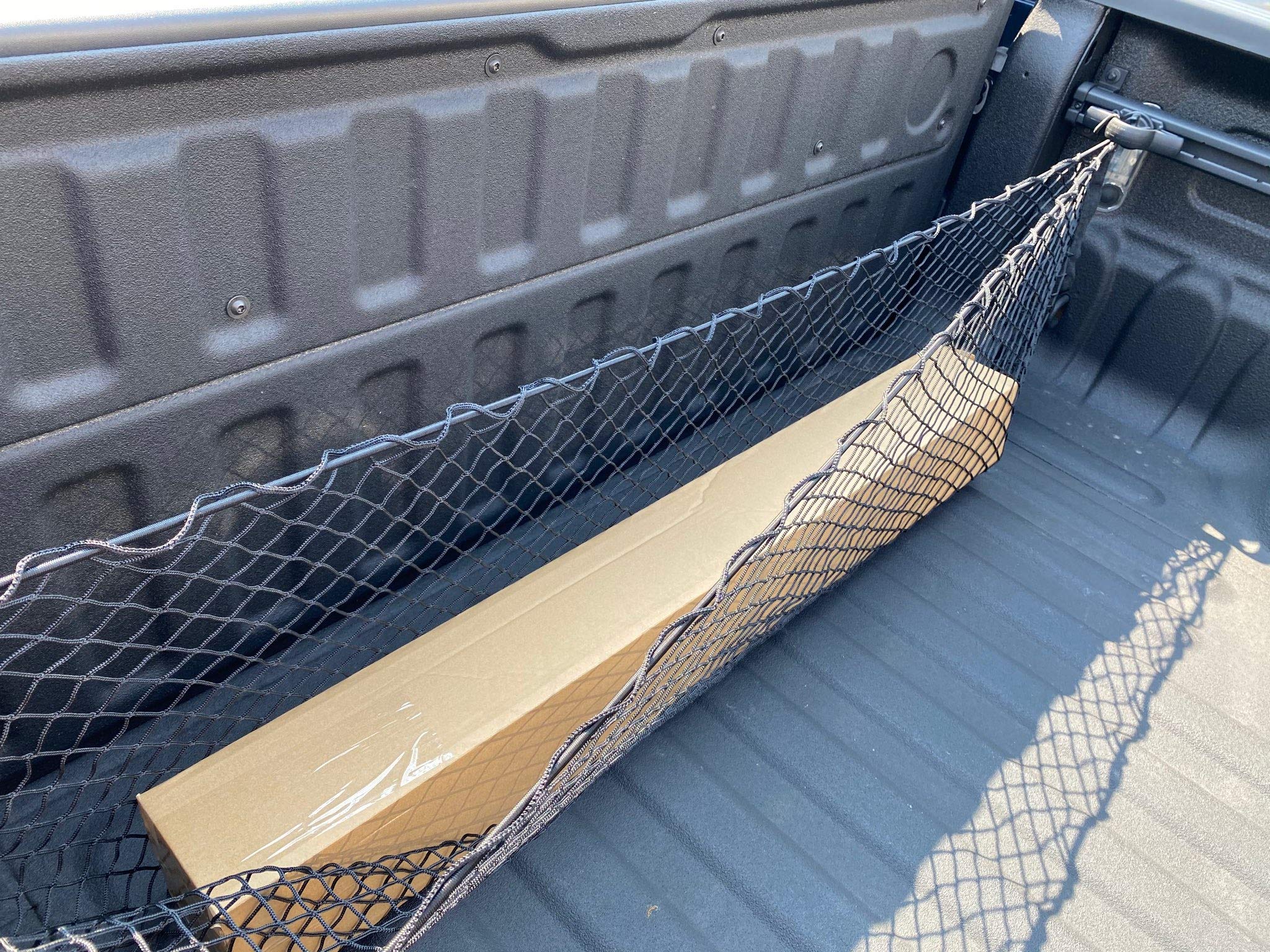 Truck Bed Envelope Style Trunk Mesh Cargo Net for Dodge Ram 1500 2019-2024 - Car Accessories - Premium Truck Bed Organizer - Car