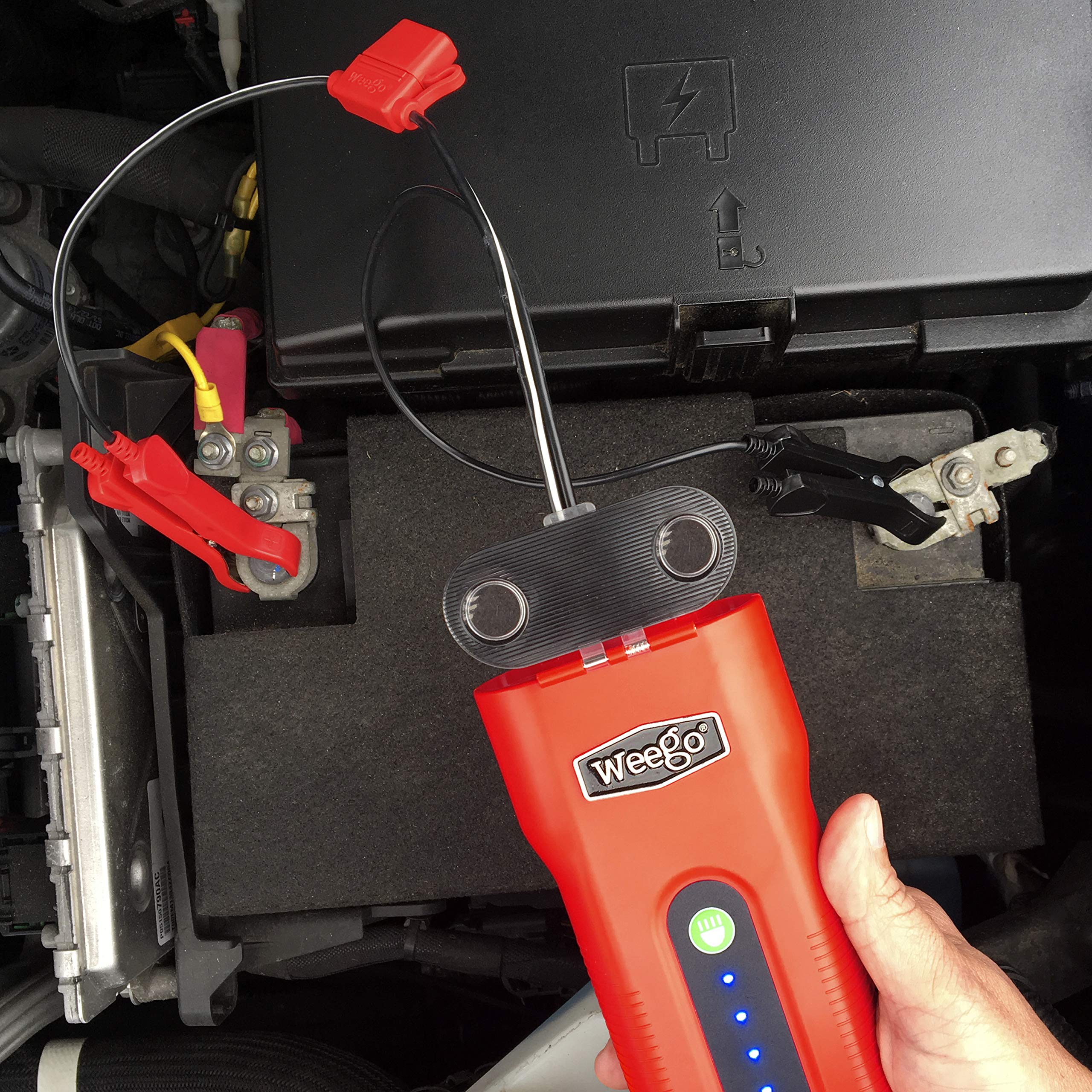 Weego 12V Mini Clamps, 20A Replaceable Fuse, Fits 5Mm Barrel Jack Output (Jsmc)