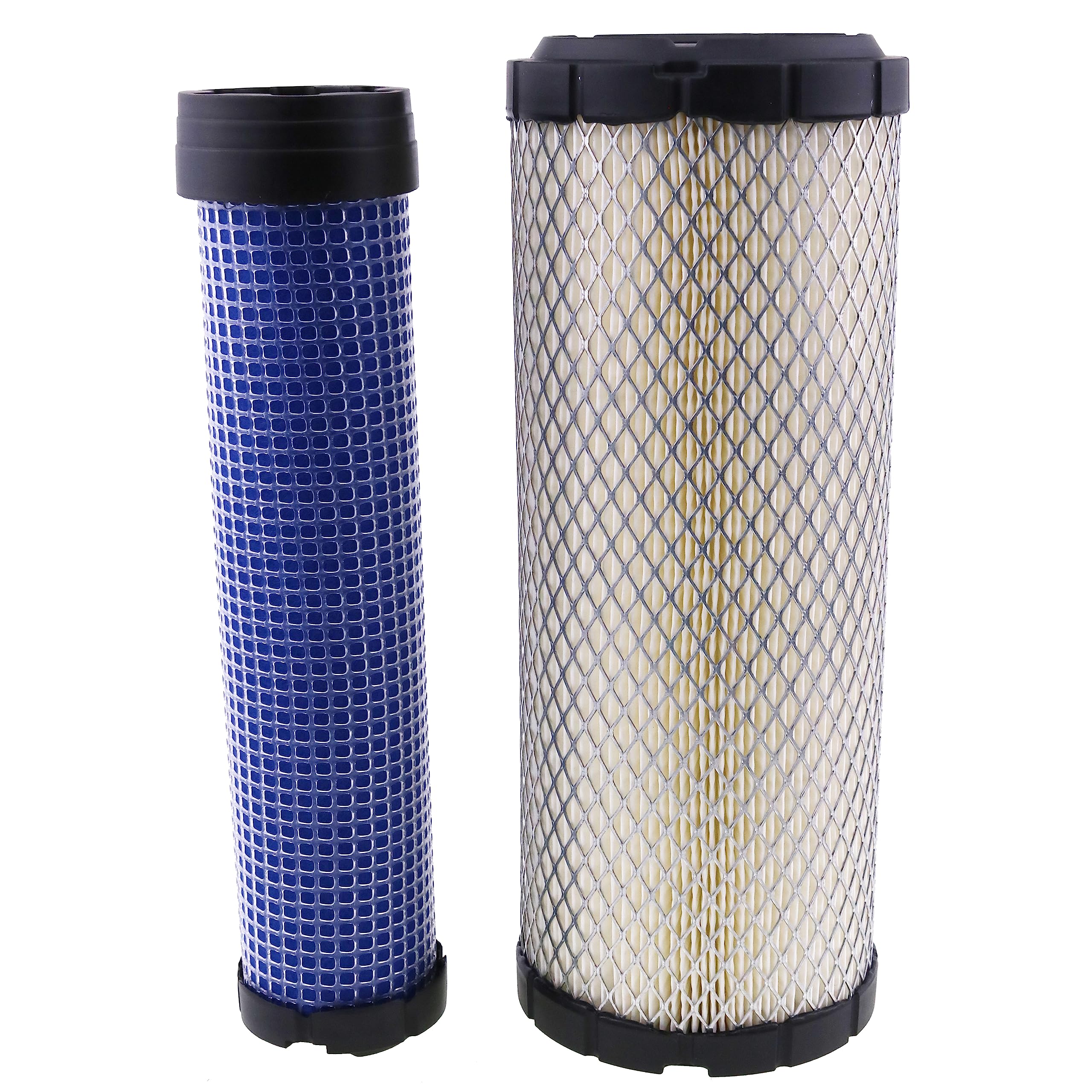 JZGRDN Inner & Outer Air Filter 11013-7044 11013-7045 Compatible with Kawasaki FXT00V FD731V FX651V FX691V FX730V FX751V FX801V 