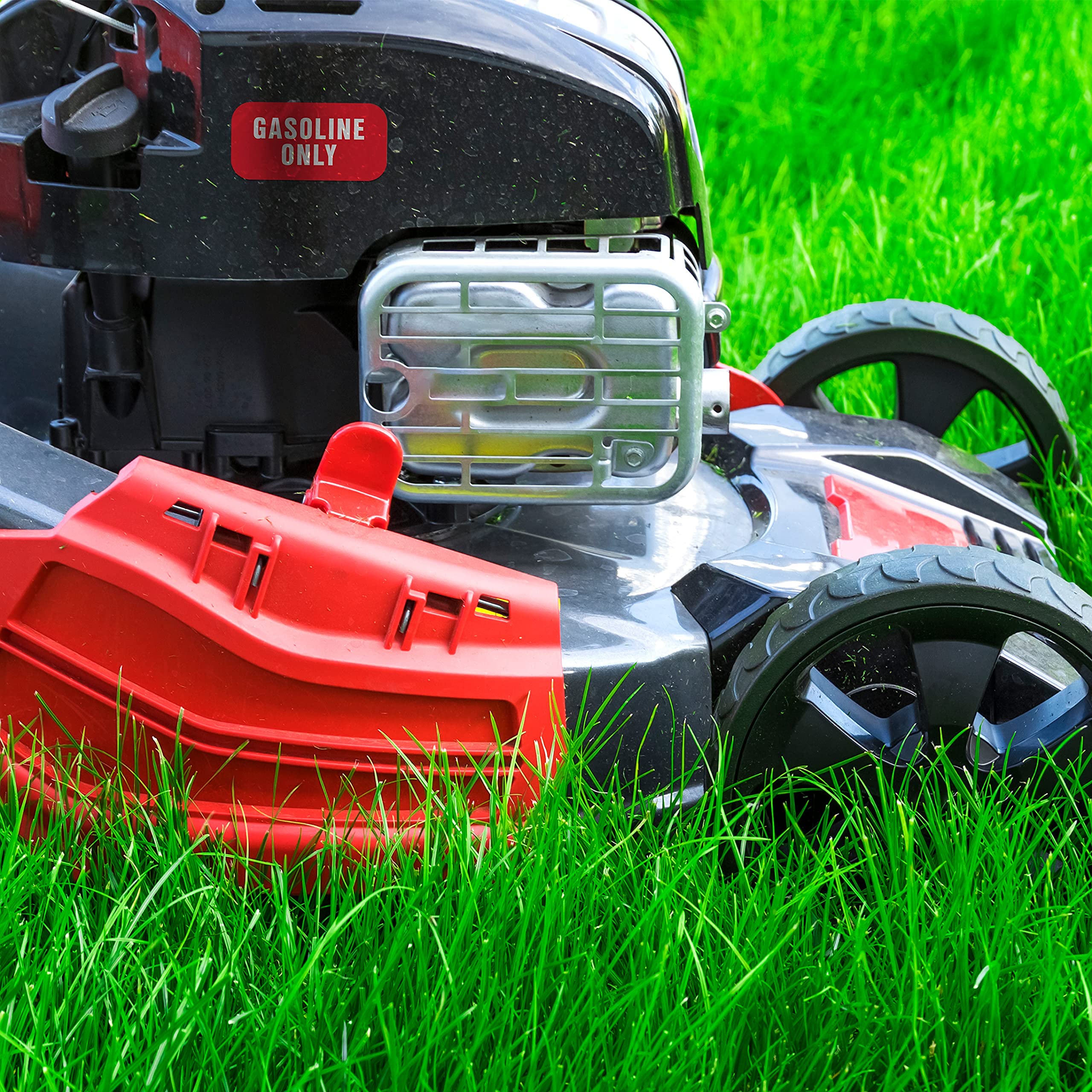 Gas Sticker, Gasoline Decals For Fuel Cans And Outdoor Power Equipment - Weather Proof, Extreme Stick, Commercial Grade Gasoline