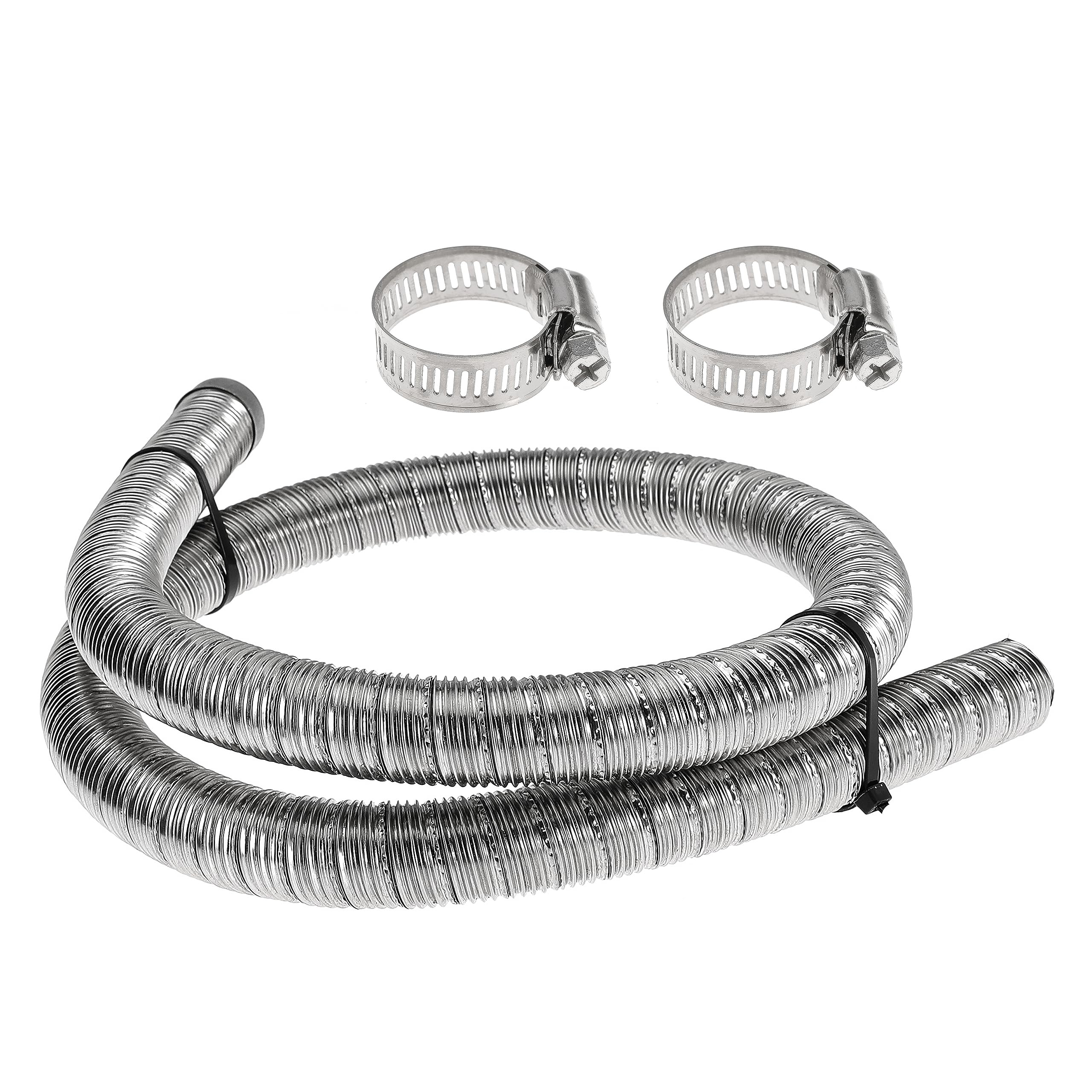 120cm 24mm Exhaust Pipe Parking Air Heaters with Clamps Double Stainless Steel