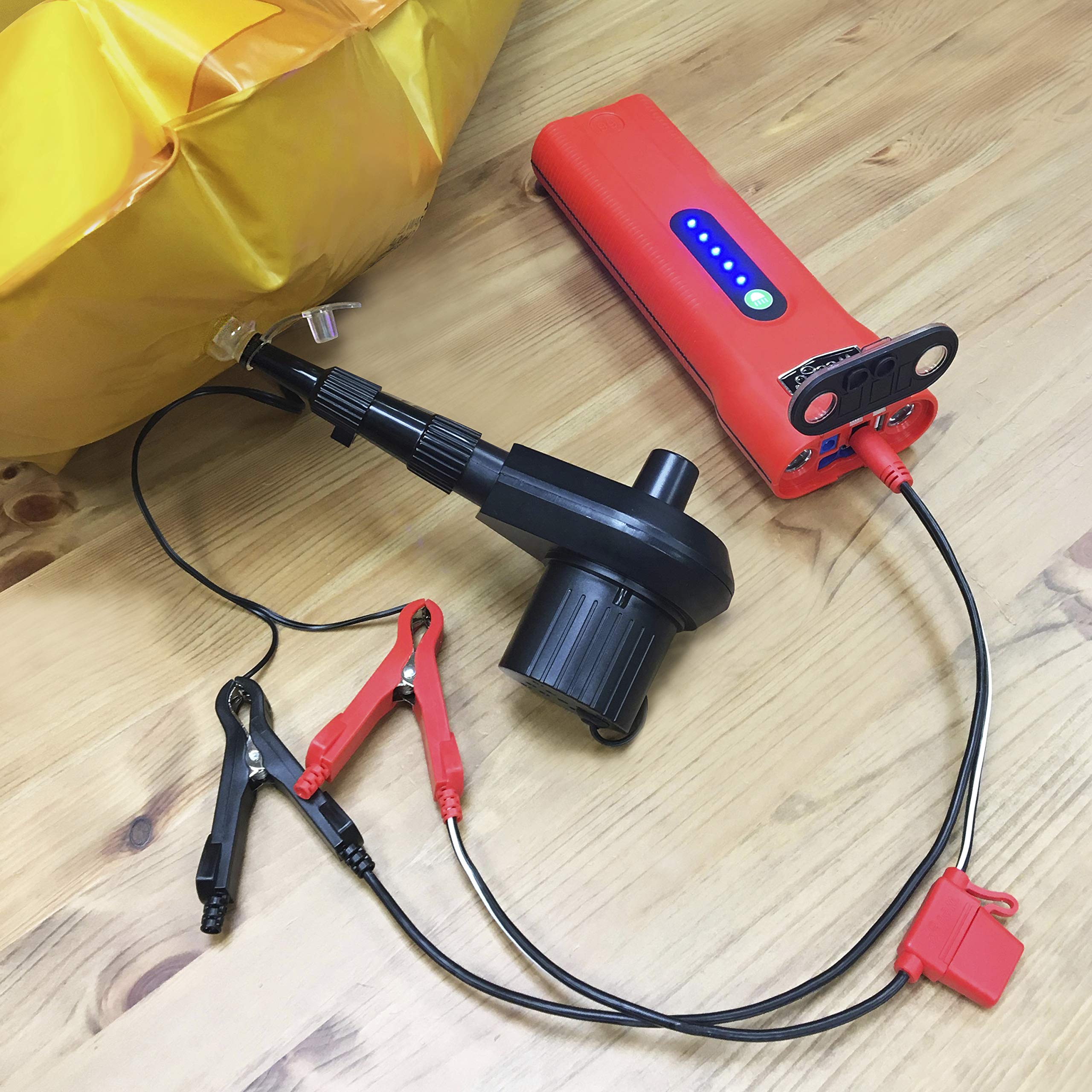 Weego 12V Mini Clamps, 20A Replaceable Fuse, Fits 5Mm Barrel Jack Output (Jsmc)