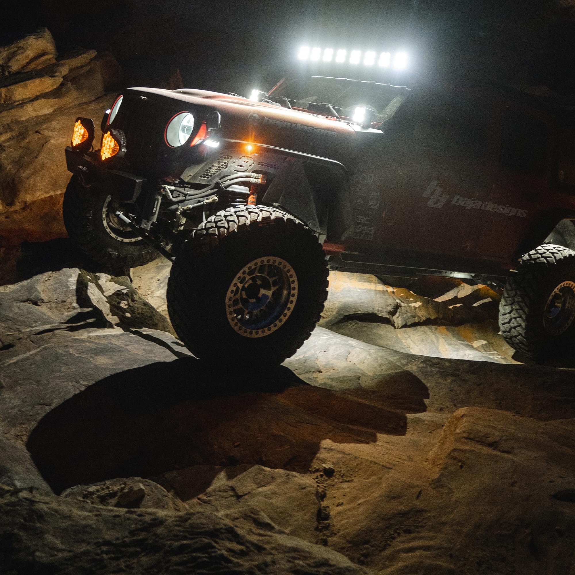 Baja Designs Led Rock Light Kit (Amber)