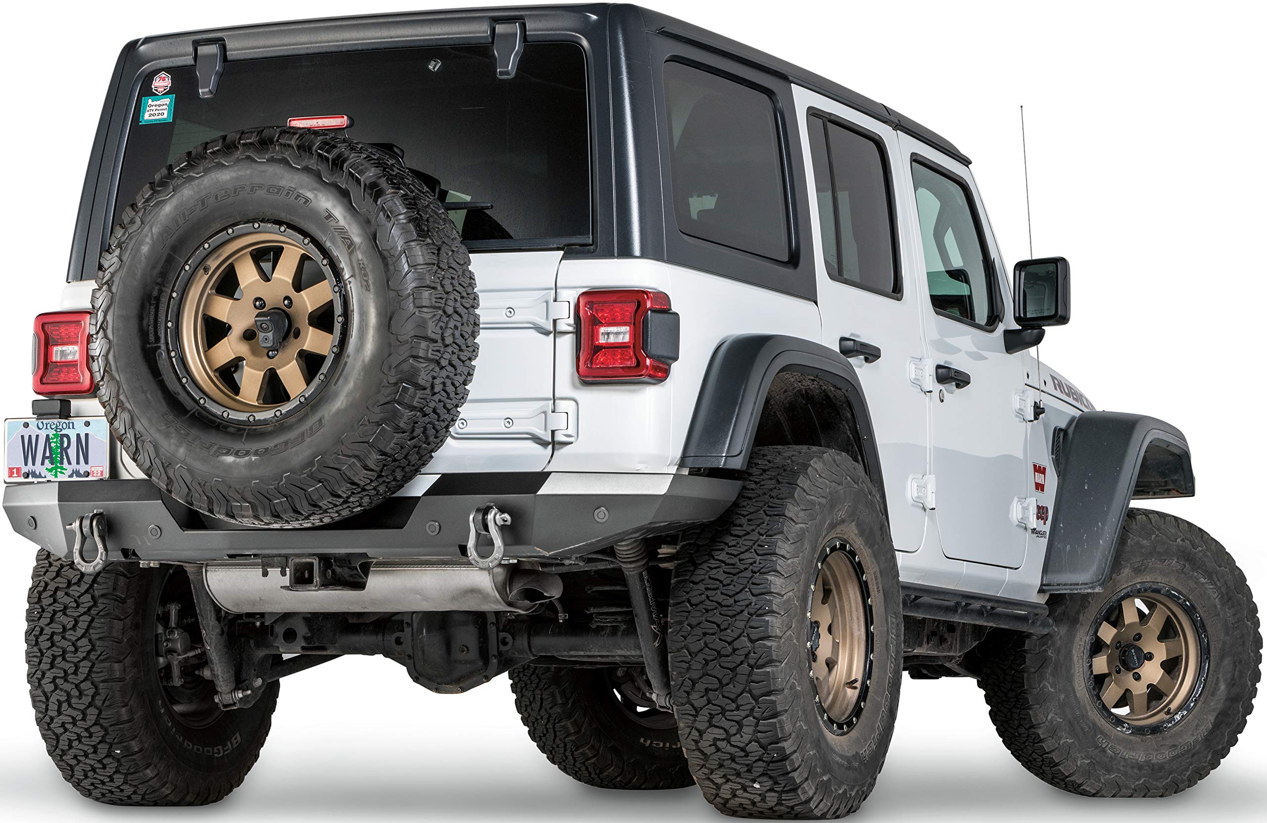 Warn 102410 Jeep Jl Elite Rear Bumper, Not Tire Carrier Compatible
