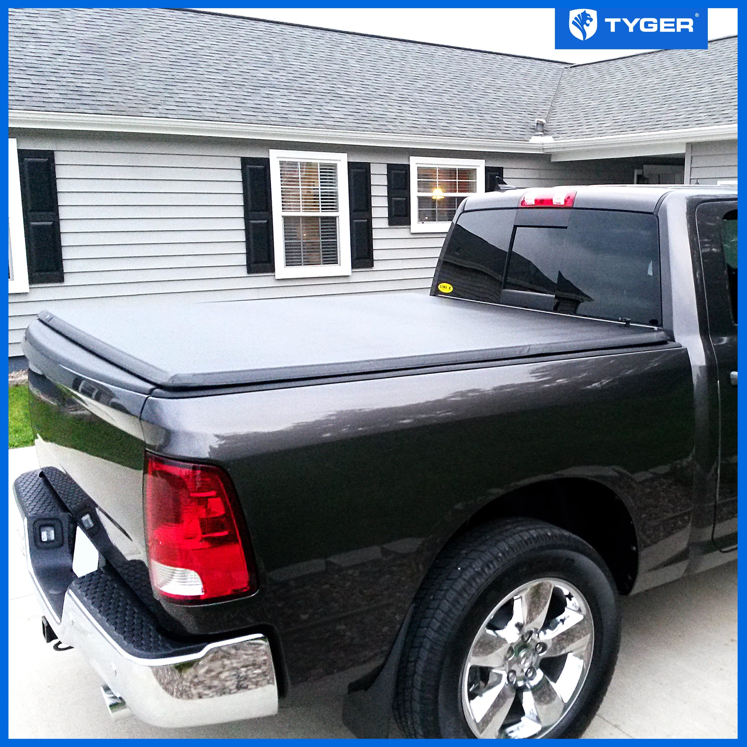 Tyger Auto T3 Soft Tri-Fold Truck Bed Tonneau Cover Compatible with 2009-2018 Dodge Ram 1500 | 2019-2022 Classic Only | Fleetsid
