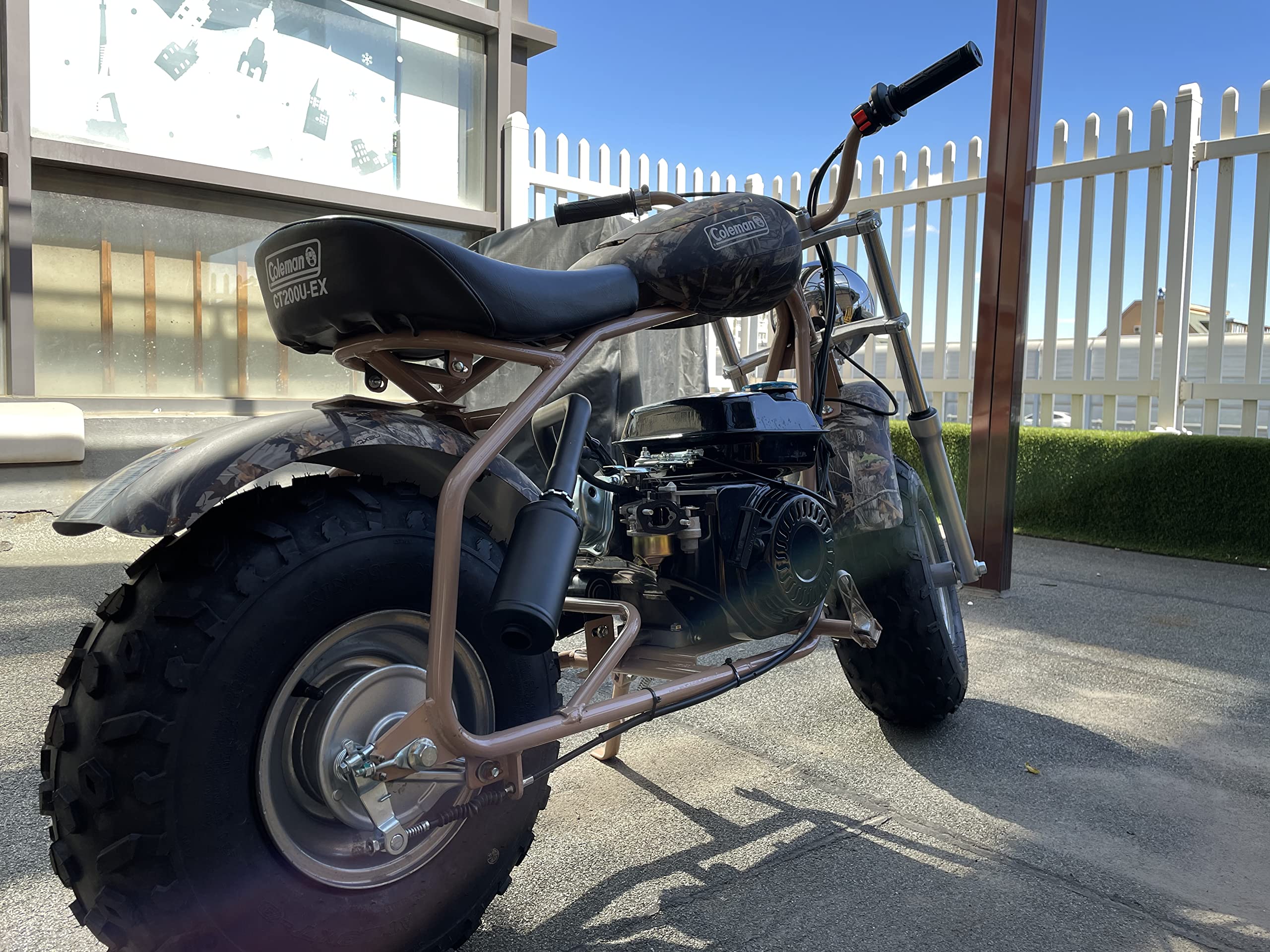 Upgrade Exhaust With Muffler For Coleman Powersports Ct200U Bt200X Ct200U-Ex,212Cc 196Cc/6.5Hp Go Kart And Gas Mini Bike Black