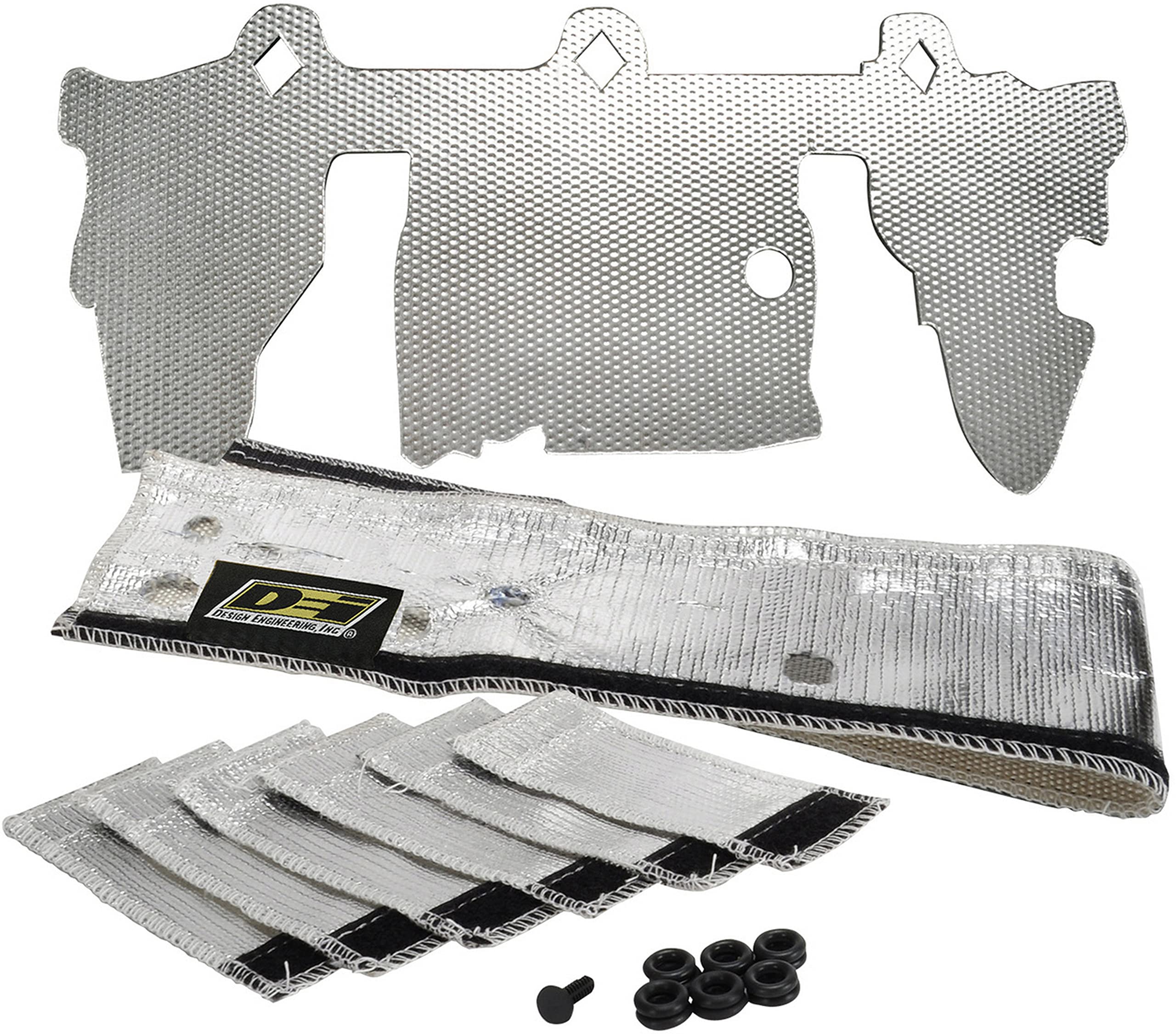 Design Engineering Fuel Rail & Injector Cover Kit For Jeep (1997-2004, 4.0L Engine) - Our Accessories Reduce Vapor Lock & Keep Fuel Injectors & Rails Cooler