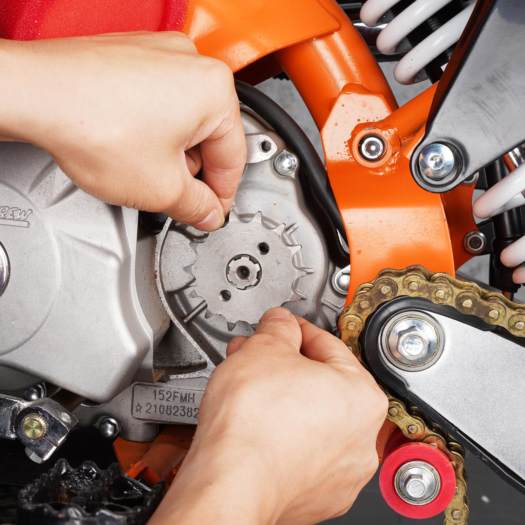 RUTU 428 Size 14 Tooth 17mm Front Engine Sprocket for 50cc-160cc ATV Dirt Bike Quad TaoTao Roketa Sunl