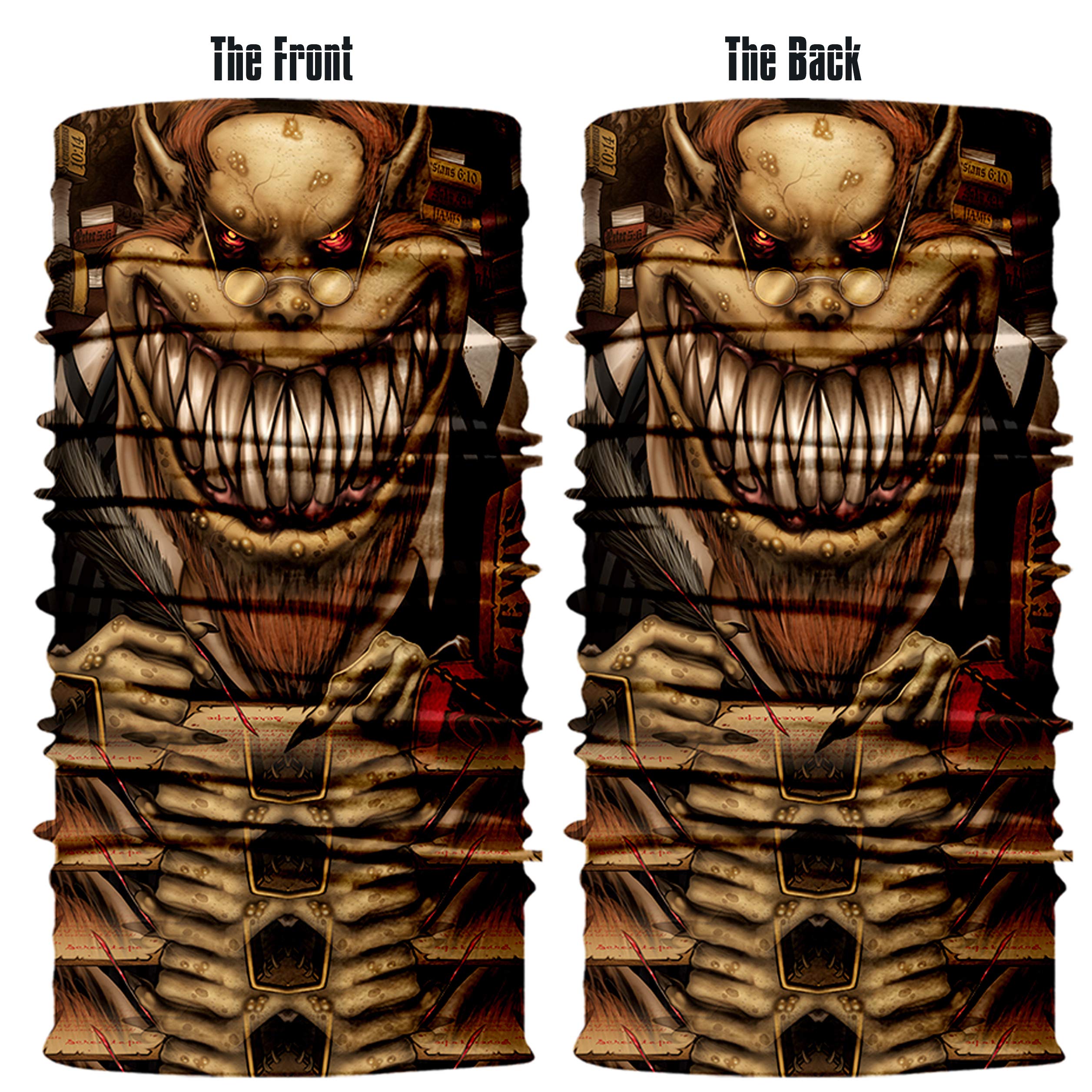 Obacle Skull Face Mask - Sun Dust Wind Protection 3D Tube Seamless Durable Bandana Headwear For Motorcycle Bike Riding Fishing C