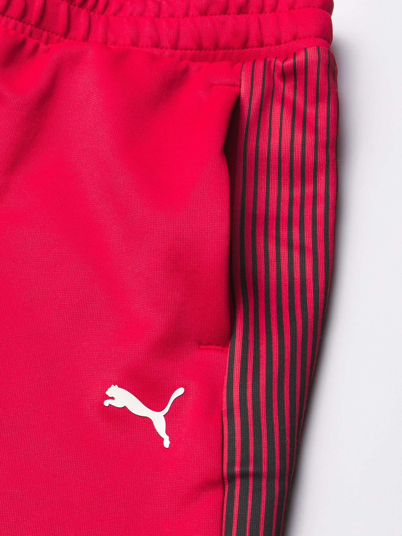 Puma Men'S Standard Ferrari Race T7 Track Pants, Rosso Corsa, Medium