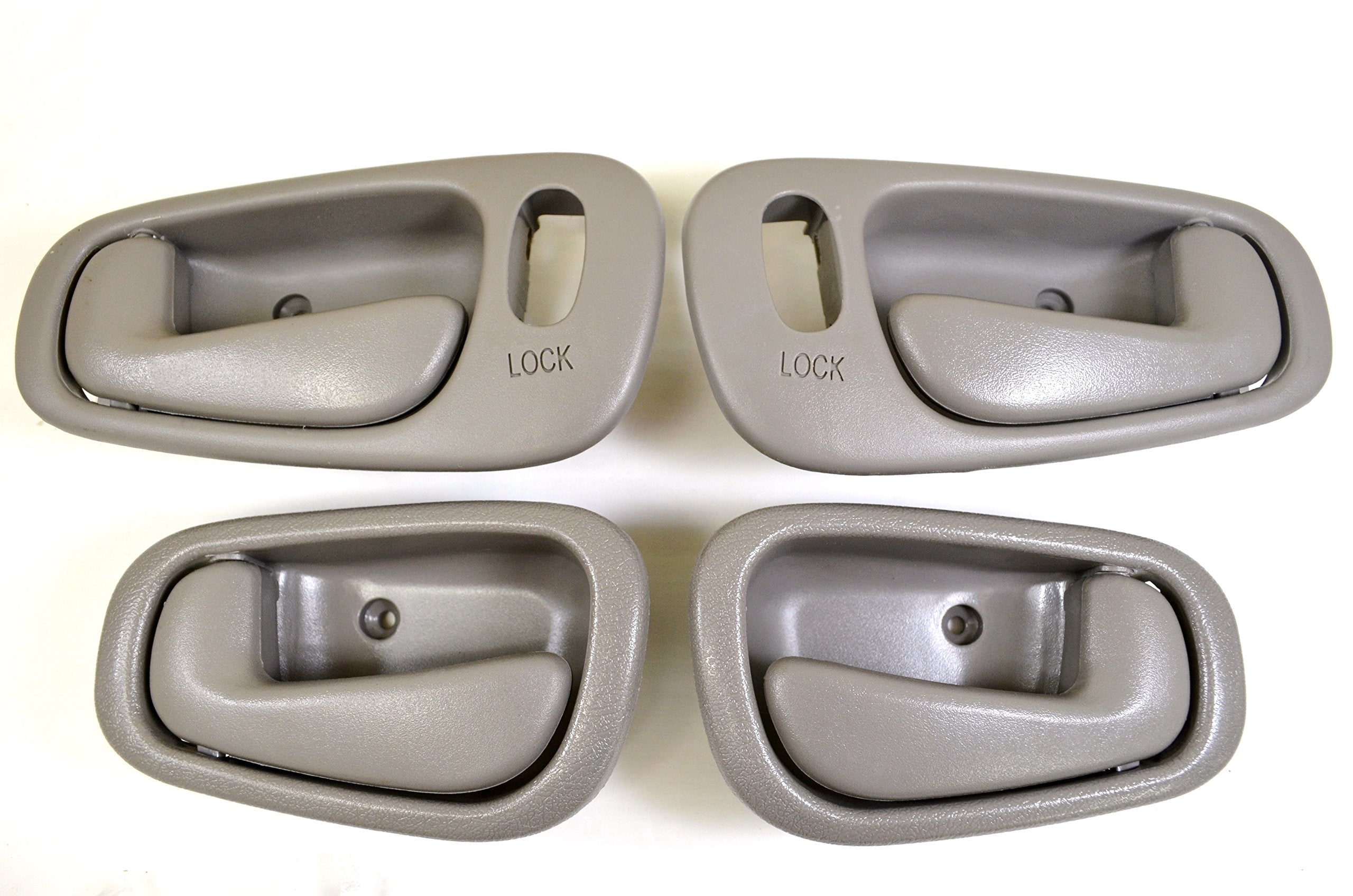 Pt Auto Warehouse To-2542G-Qp - Inside Interior Inner Door Handle, Gray - 2 Left, 2 Right