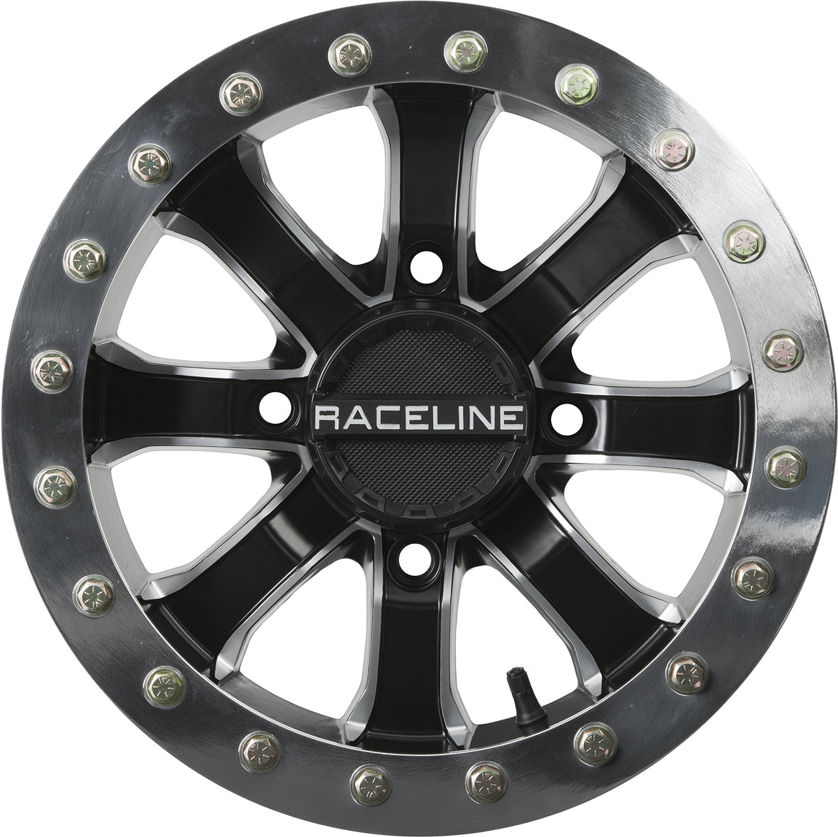 Raceline Rt-Mamba Beadlock 14 Black Wheel / Rim 4X156 With A 0Mm Offset And A Hub Bore. Partnumber A7147056-43