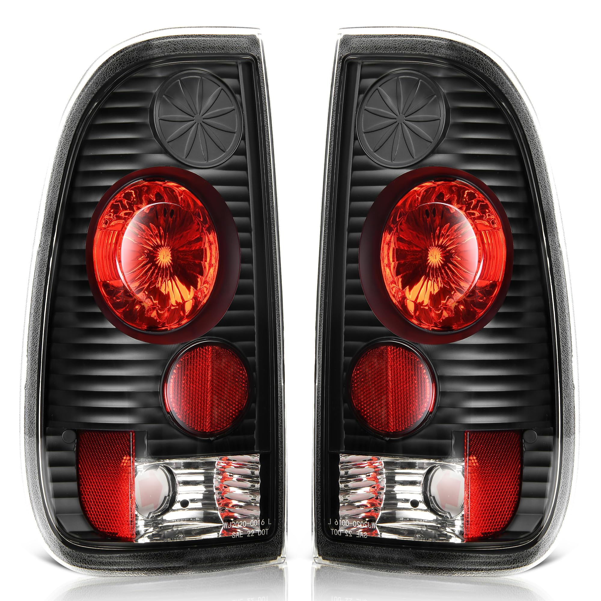 Autosaver88 Tail Lights Compatible With 1997-2003 Ford F-Series F150 (Fits Styleside Models Only), 2004 F150 Heritage, 1999-2007