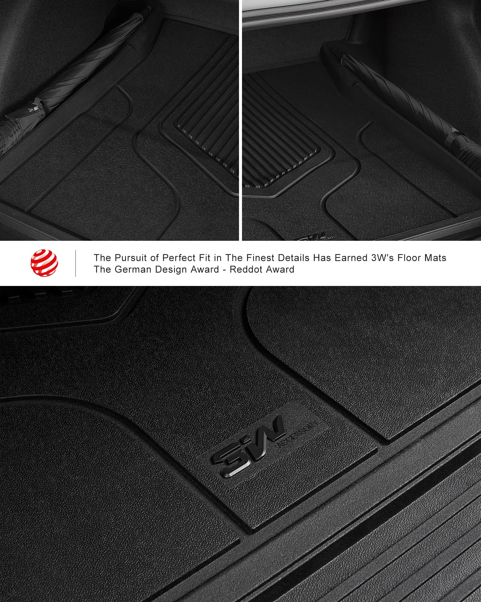 3W Cargo Liners Fit For 2024 2025 Tesla Model 3 Highland New Generation