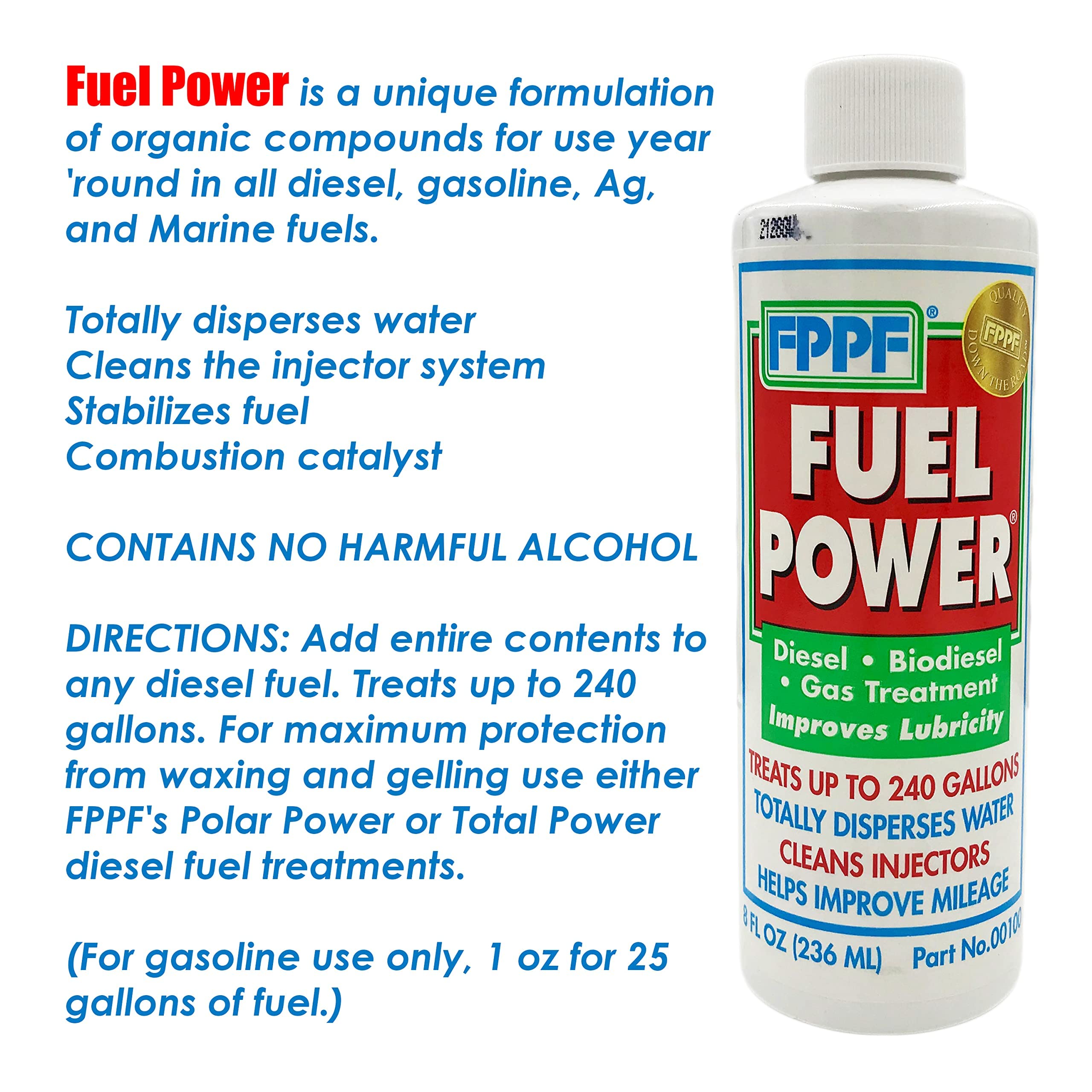 Fppf Fuel Power Diesel Fuel Treatment #90100