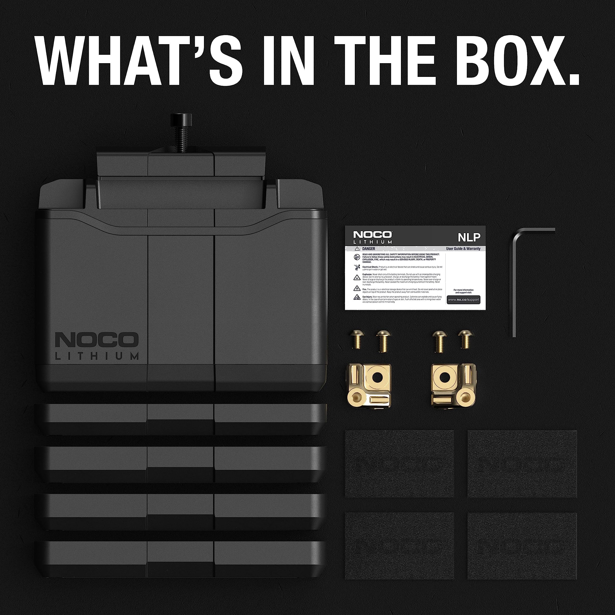 Noco Lithium Nlp20, Group 20, 600A Lithium Lifepo4 Motorcycle Battery, 12V 7Ah Atv, Utv, Jet Ski, 4 Wheeler, Quad, Riding Lawn M