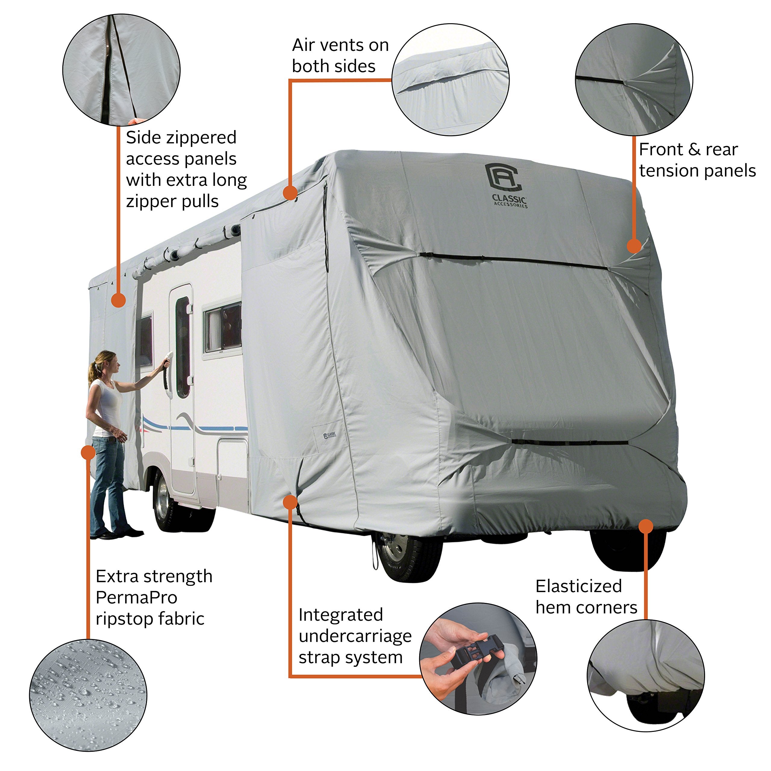 Classic Accessories Over Drive Permapro Class C Rv Cover, Fits 32 - 35 Rvs