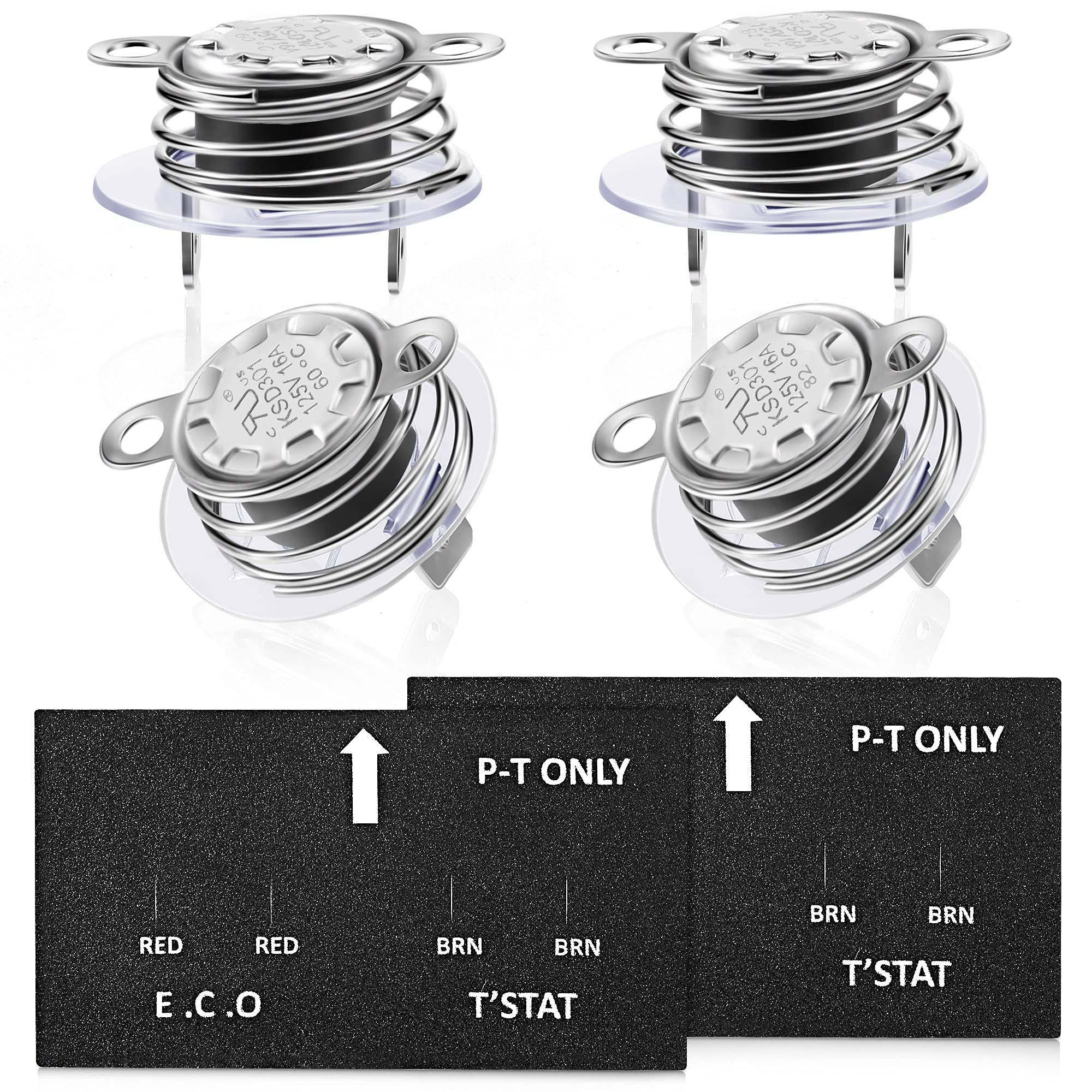 RV Water Heater Thermostat Replacement Parts Assembly Compatible with Atwood 91447, ECO and T-STAT Parts for RV Camper Emergency