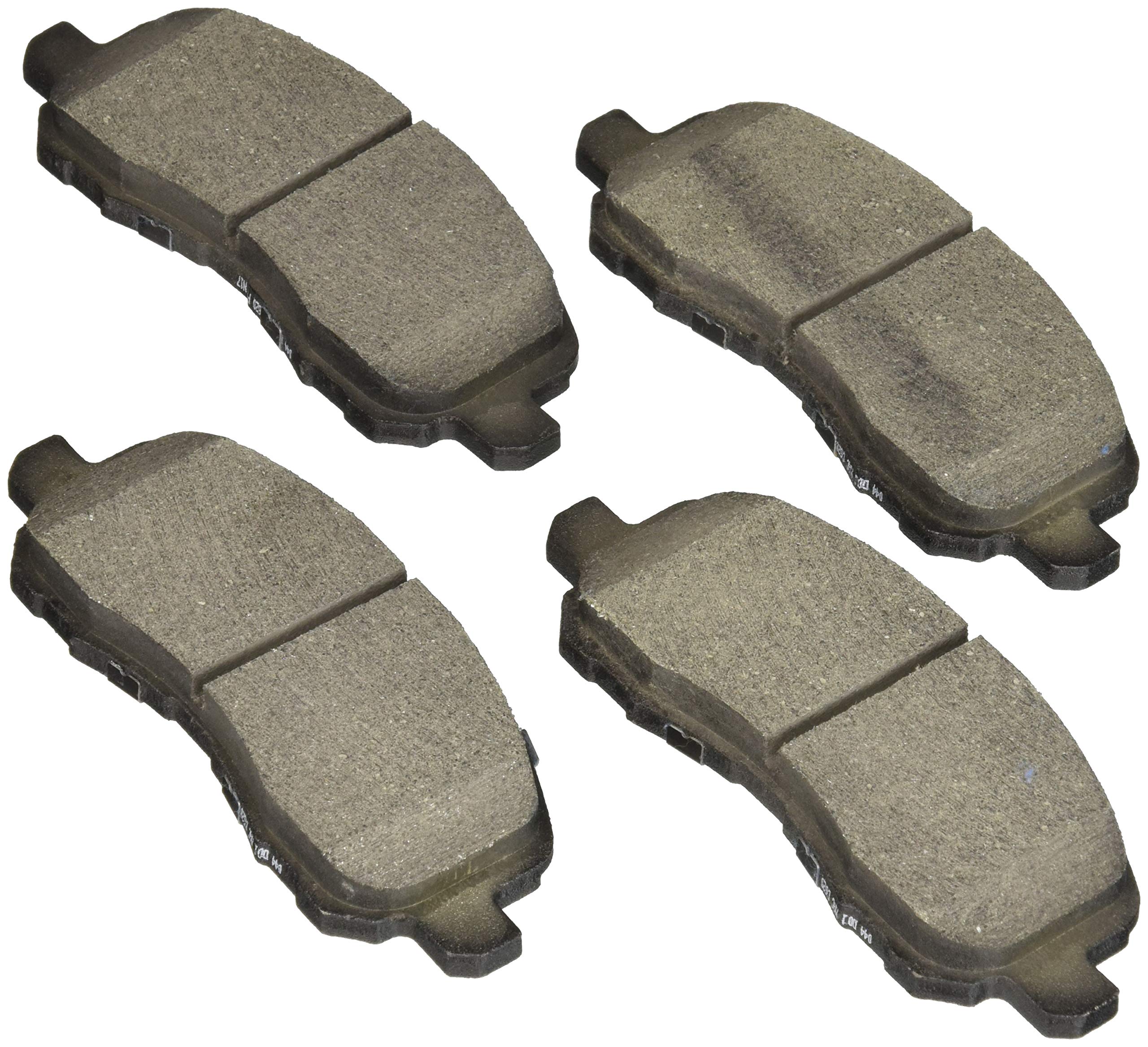 Bosch Be866H Blue Ceramic Disc Brake Pad Set With Hardware - Compatible With Select Chrysler 200; Dodge Avenger, Caliber, Stratu
