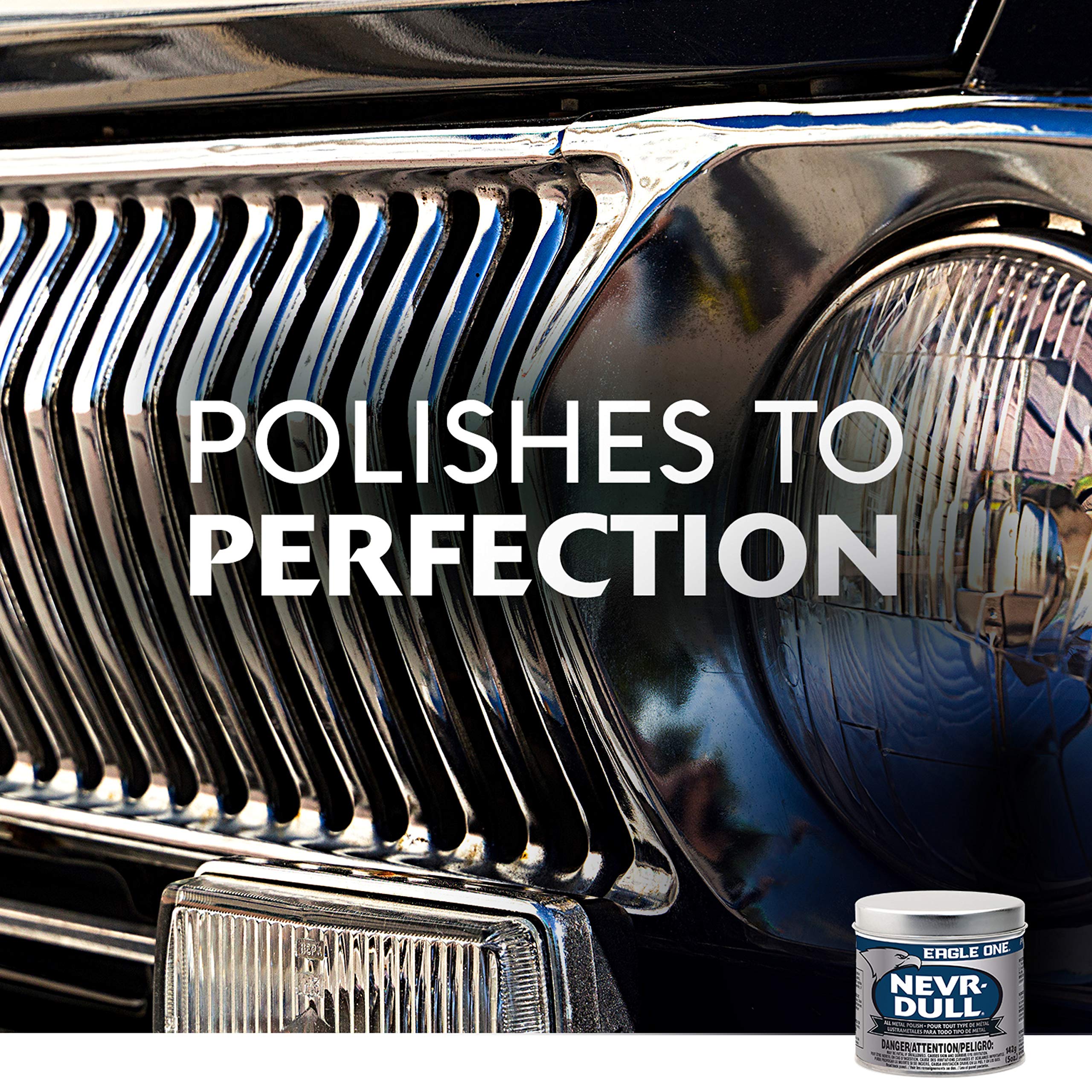 Eagle One Car Polish - Nevr-Dull Wadding Metal Polish, 5 Oz, Single, Ideal for Metal Surfaces