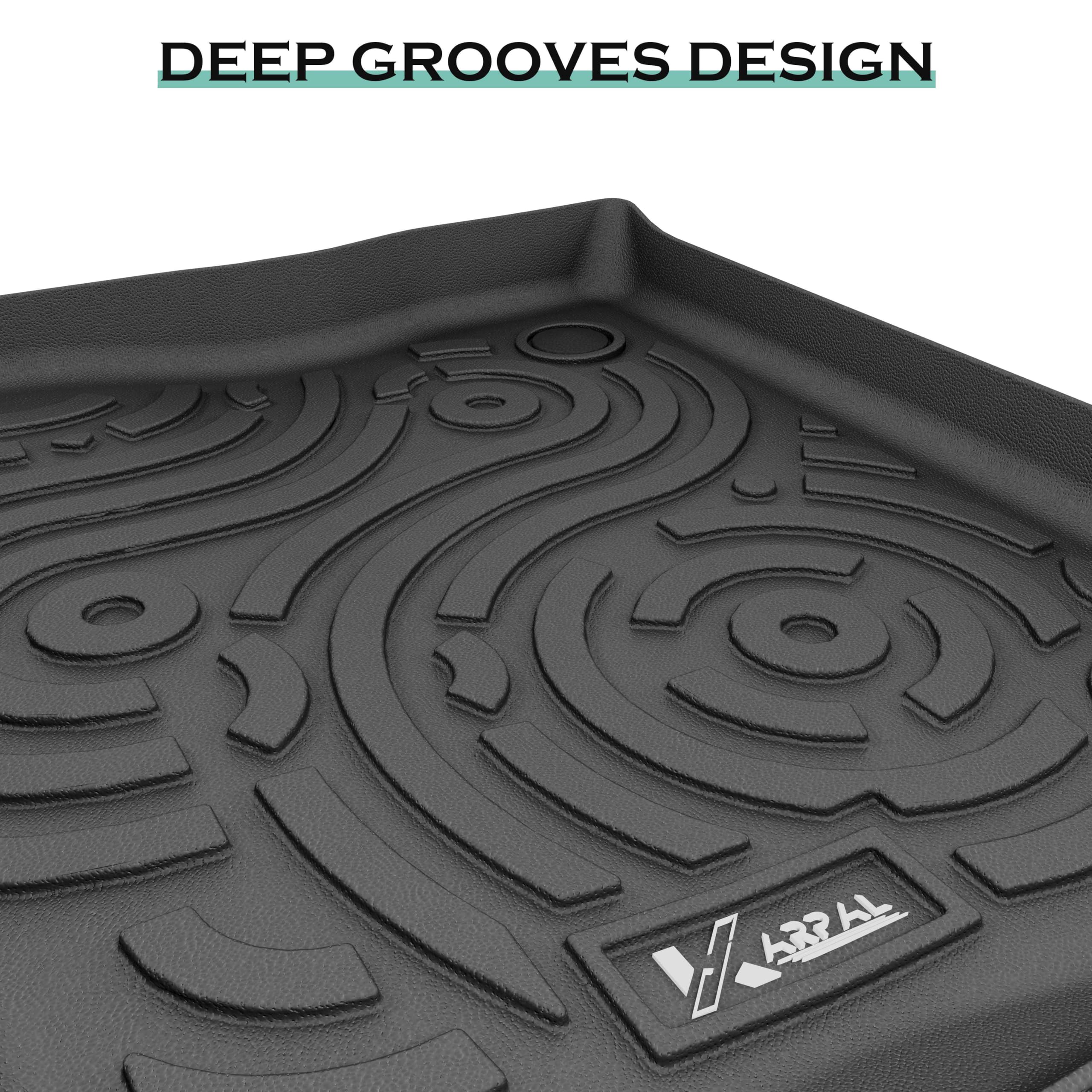 Karpal Floor Mats Fit For 2020-2025 Ford Explorer 6 & 7 Seats, 3D Custom Fit 1St & 2Nd Row Liner, Tpe All Weather Floor Liners F