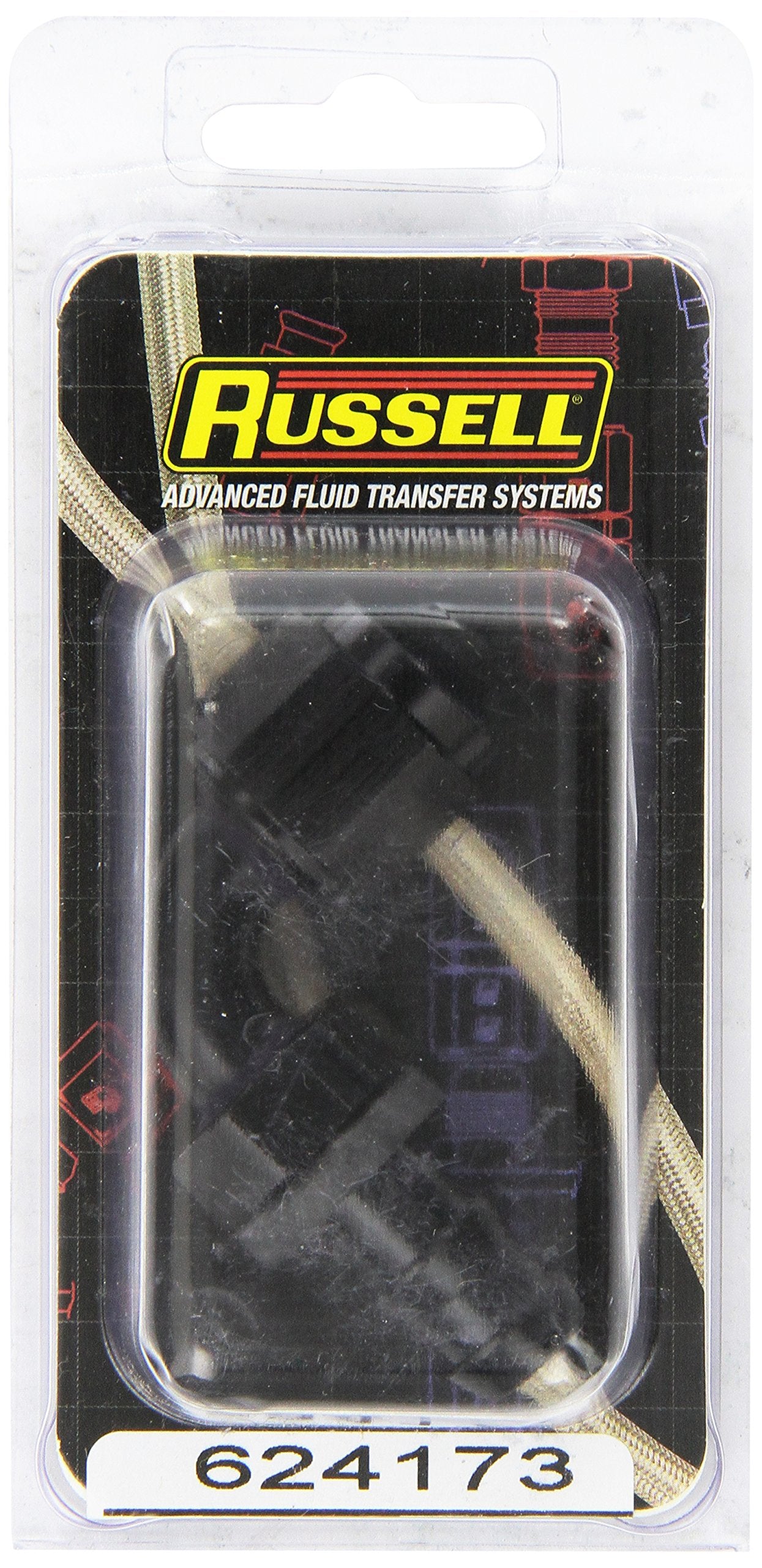 Russell 624173 Hose End Twist Lok 90 Deg -8 Blk Anodized