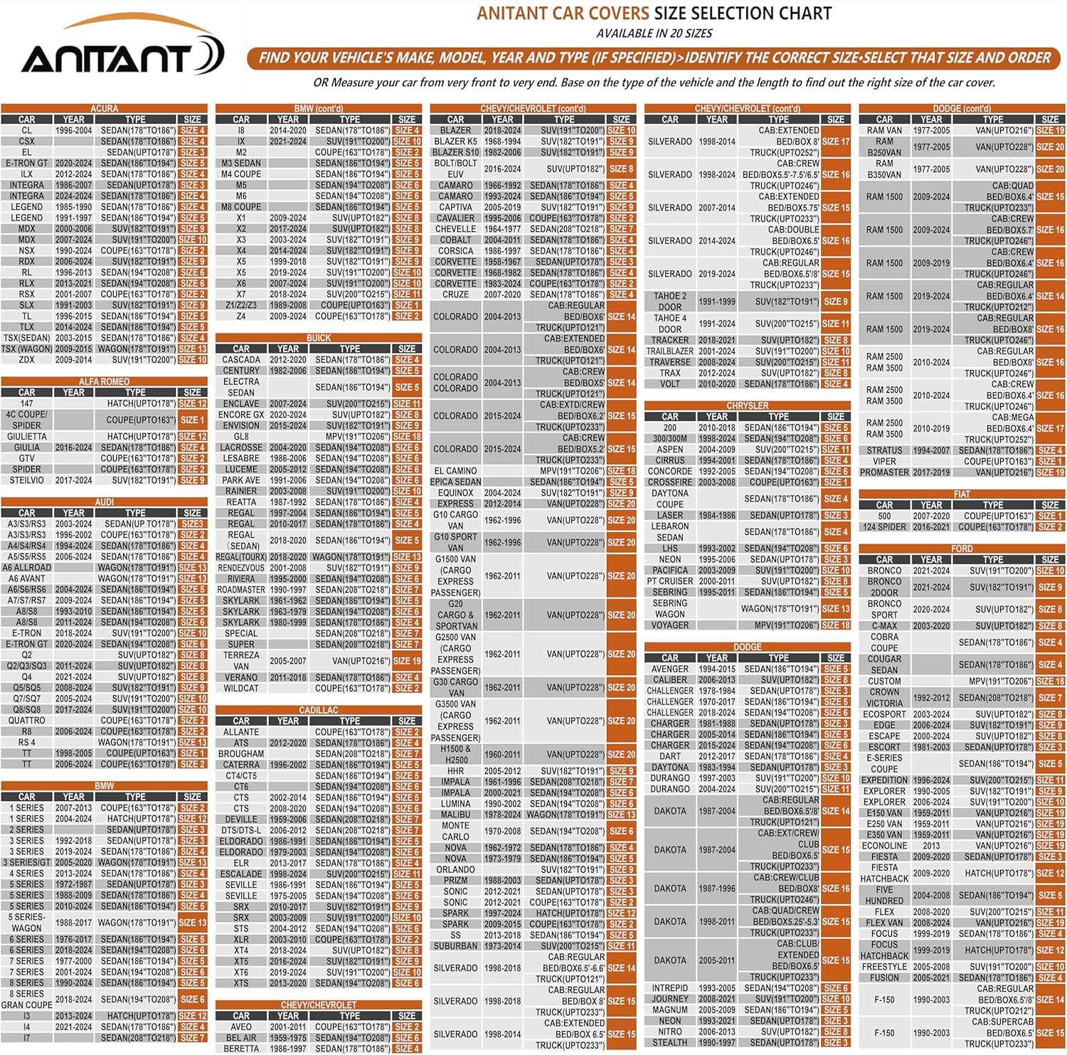 Anitant Outdoor Large Car Cover For Automobiles All Weather Waterproof Heavy Duty Full Exterior Covers Rain Uv Snow Protection F