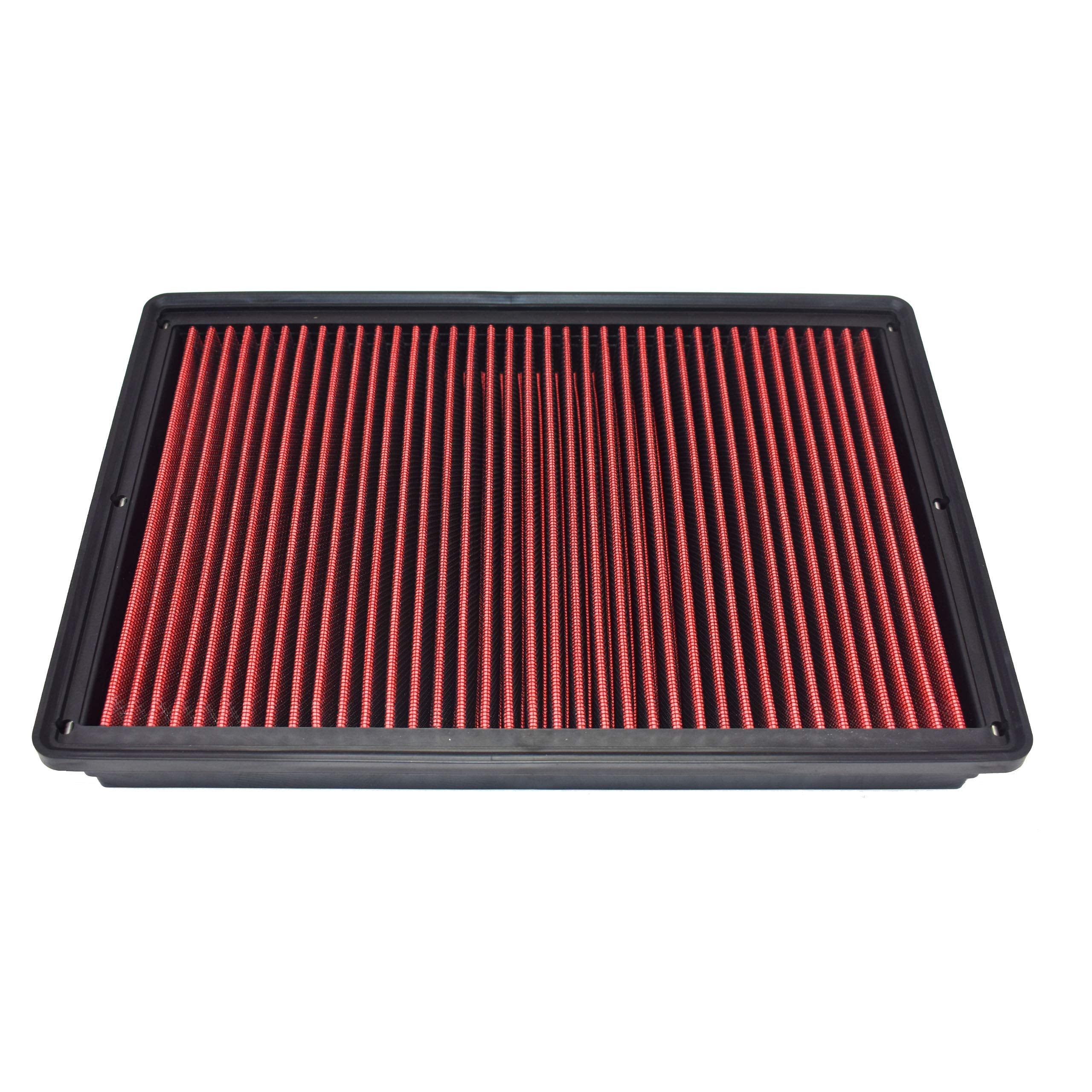 A-Team Performance - Engine Air Filter with Horsepower Booster, Washable and Reusable - Compatible with 2002-2019 Dodge Ram Truck V6, V8, V10 (1500, 2500, 3500, 4500, 5500)