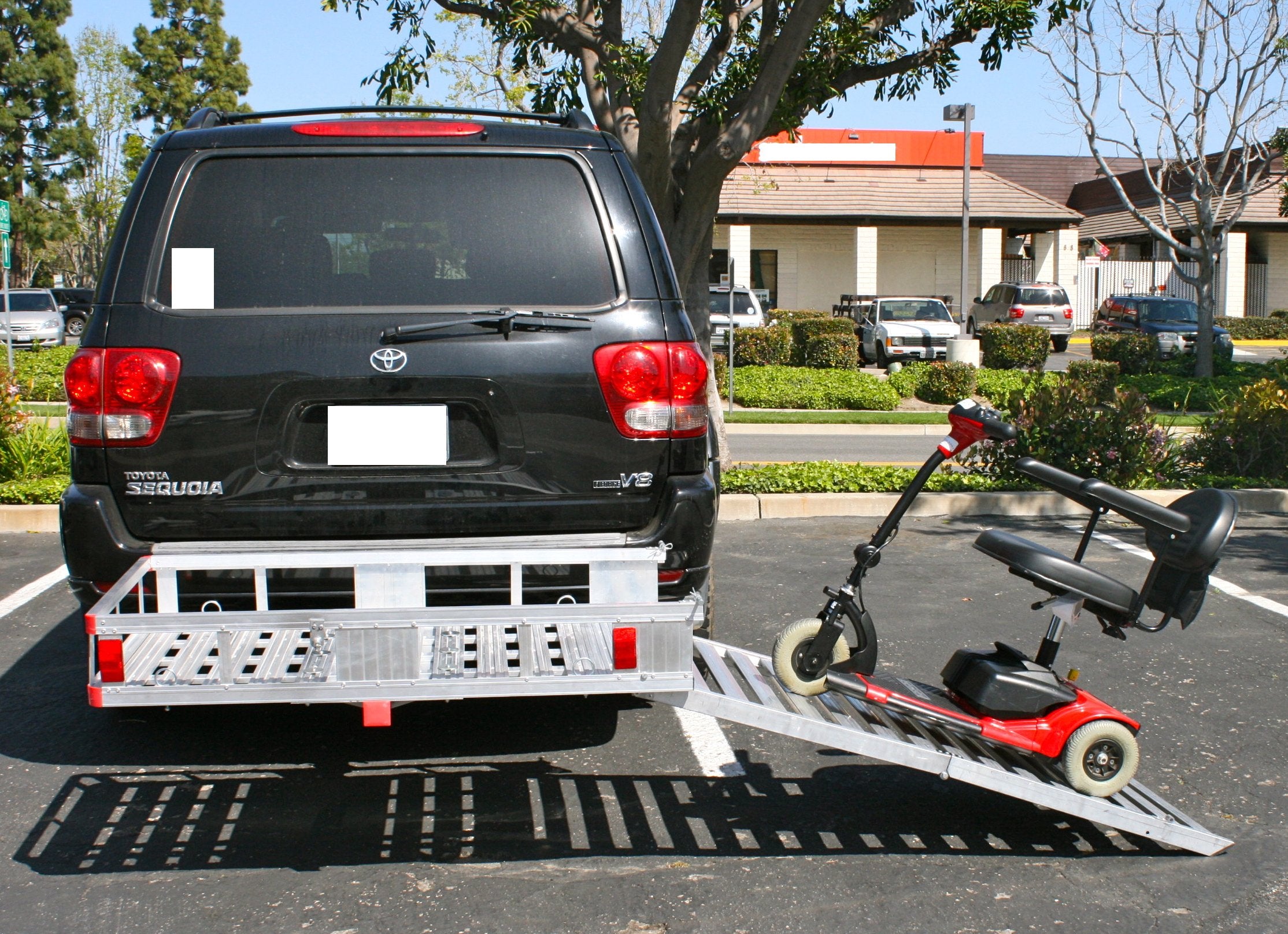 MAXXHAUL 70275 Aluminum Cargo Carrier | With 60 Folding Ramp | 53.5 x 29