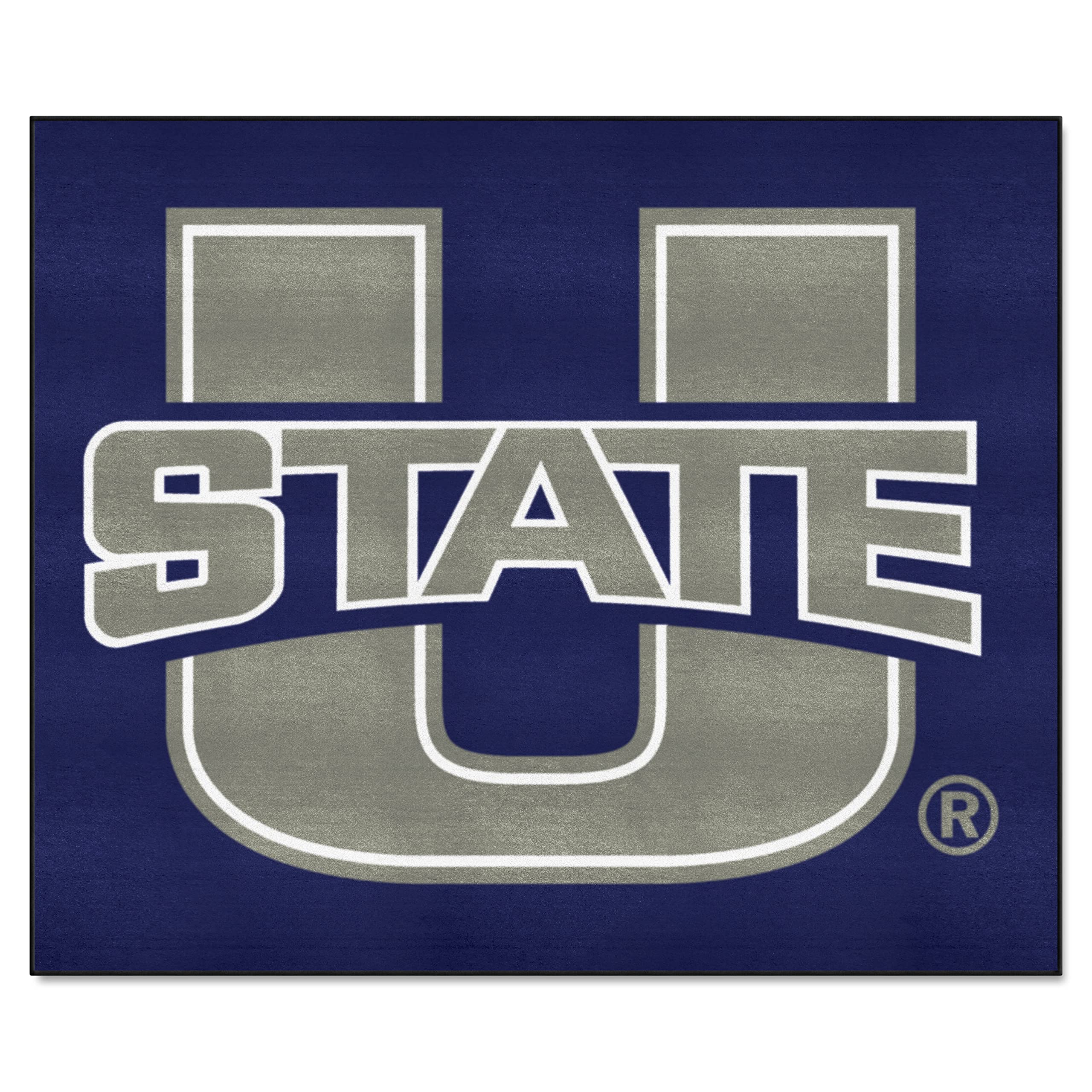 Fanmats 2536 Utah State Aggies Tailgater Rug - 5Ft. X 6Ft. Sports Fan Area Rug, Home Decor Rug And Tailgating Mat