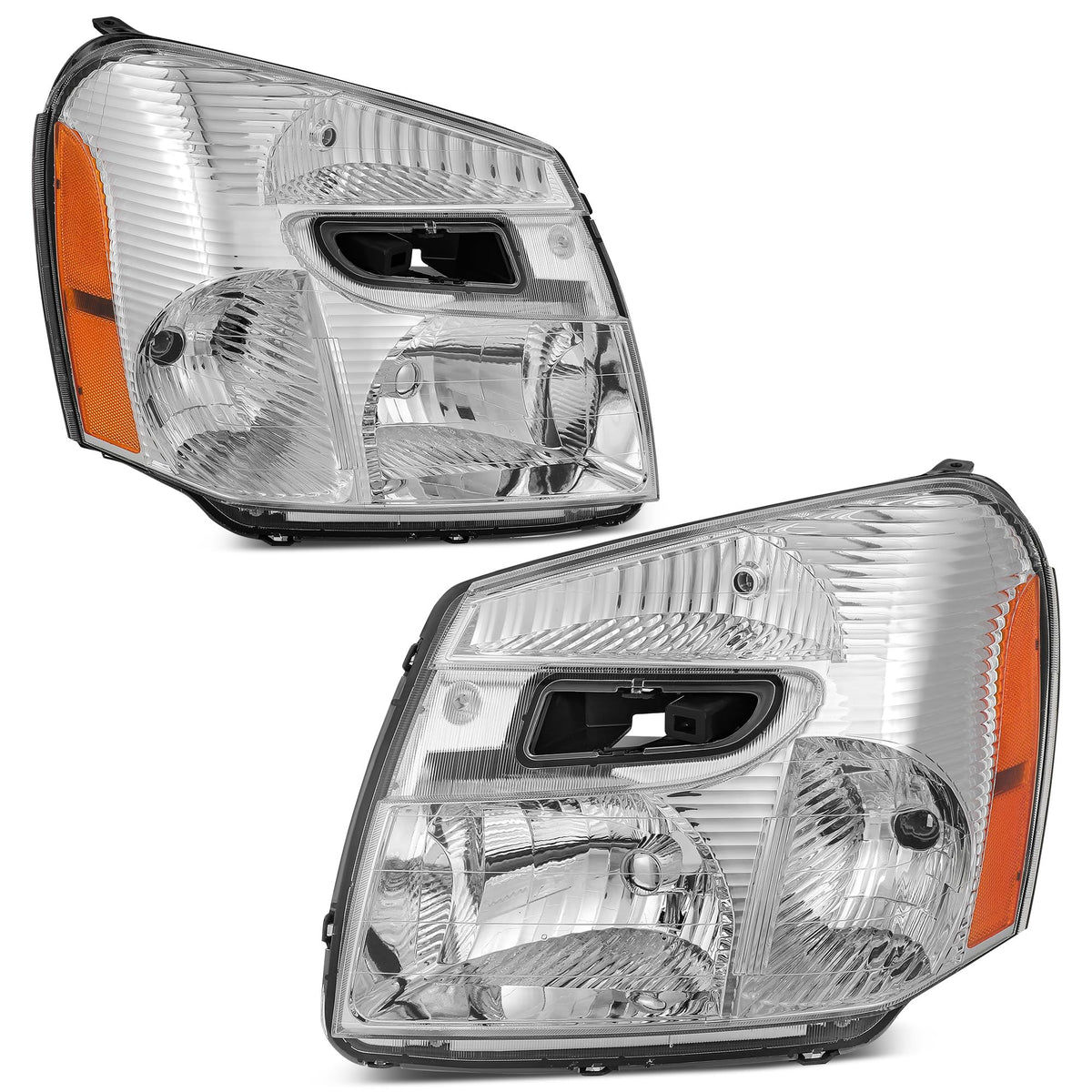 Autosaver88 Headlights Assembly Headlamps Compatible With 2005-2009 Chevy Equinox 2005 2006 2007 2008 2009 05 06 07 08 09 Pair P