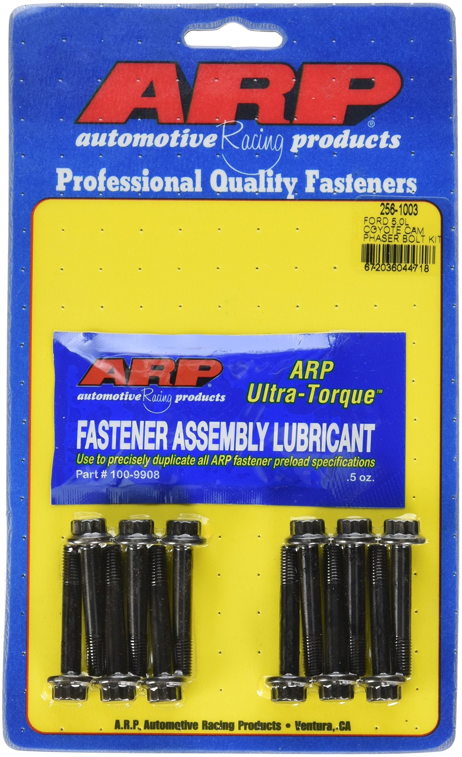 ARP 2561003 Cam Phaser Retaining Bolt Kit (Ford 5.0L Coyote cam phaser)