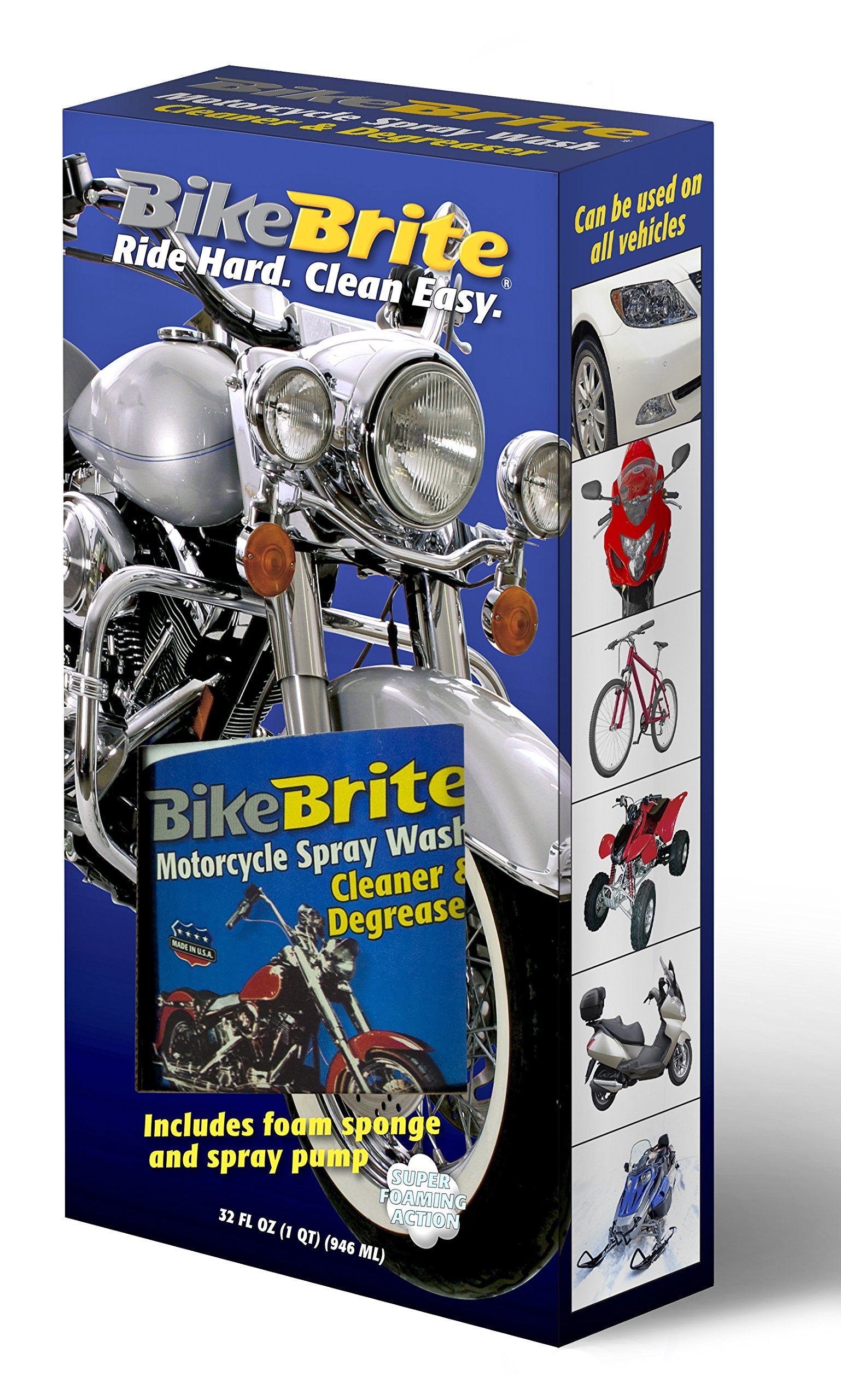 Bike Brite Motorcycle Spray Wash Kit 32Oz