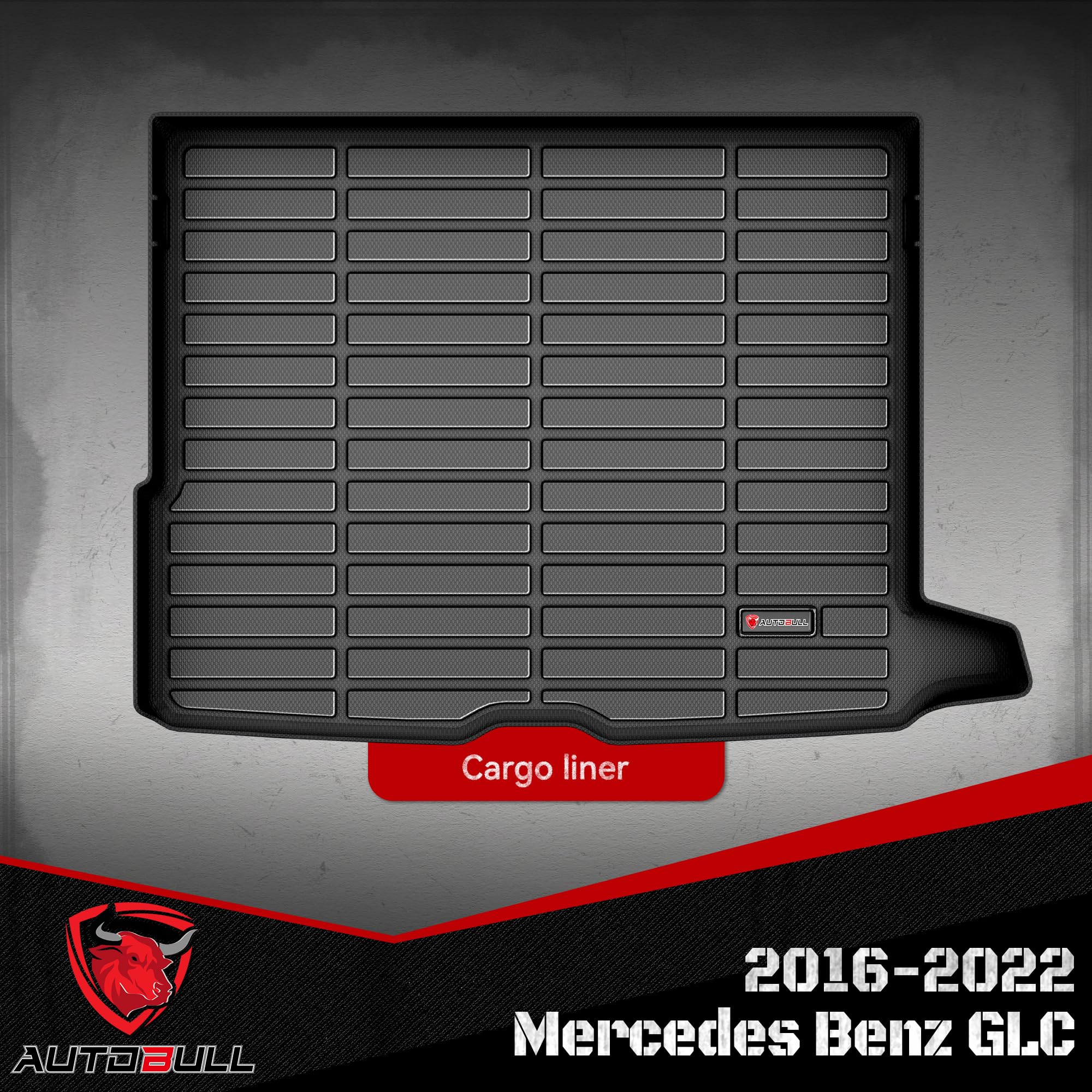 AUTOBULL Cargo Liner Compatible with 2016-2022 Mercedes Benz GLC Cargo Mat