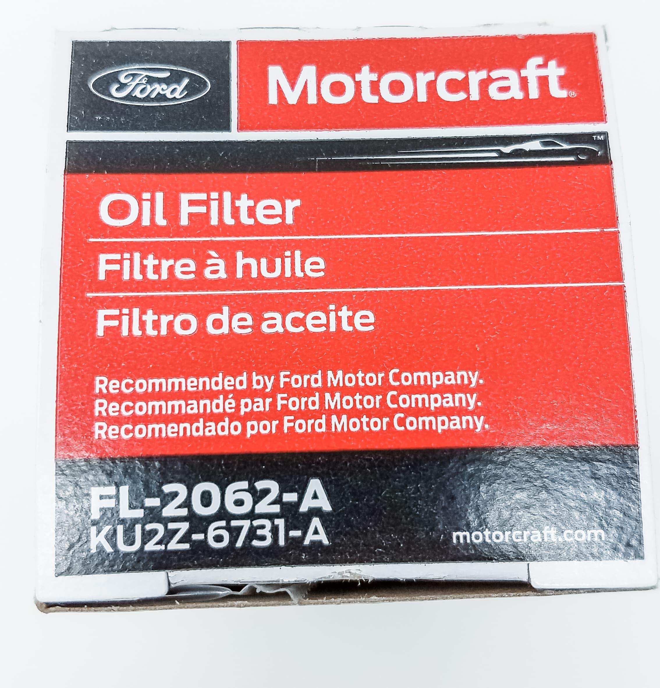 Motorcraft FL2062A Oil Filter - Multi-fiber High-Density Media, Durable Performance