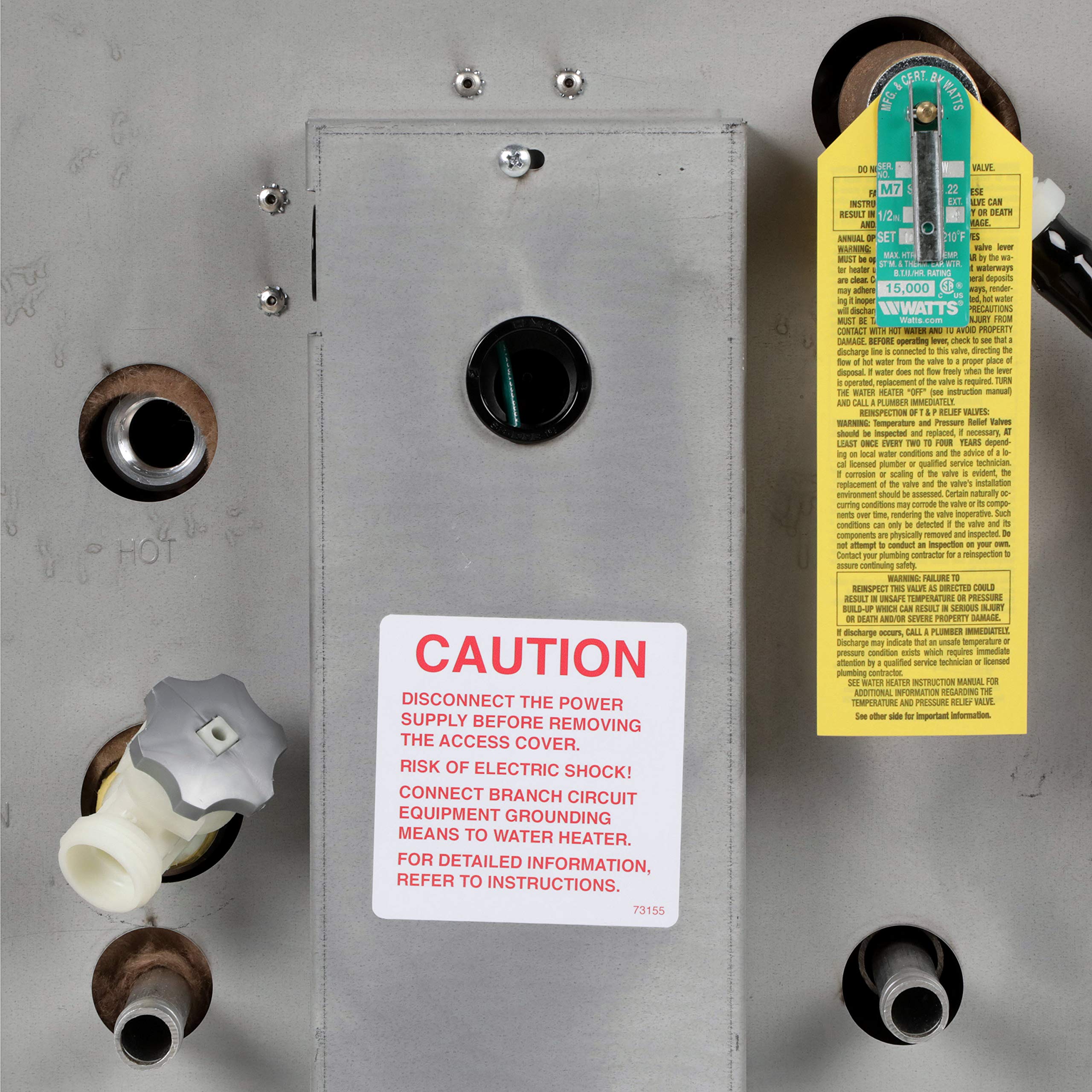 Whale F1100 Water Heater, 11-Gallon Capacity, 120V, Front Heat Exchanger, 16 Inches W X 22 Inches D X 16 Inches H