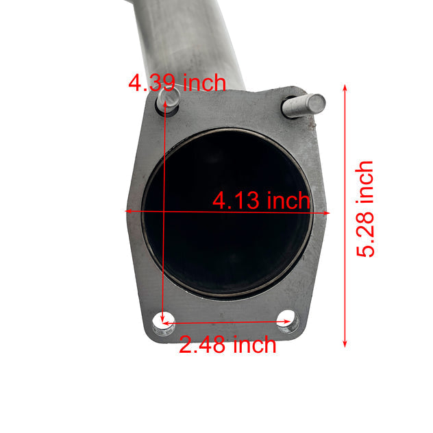 SPDZ1 2017-2025 6.6L Chevy L5P Duramax Diesel 3.5" Downpipe Exhaust
