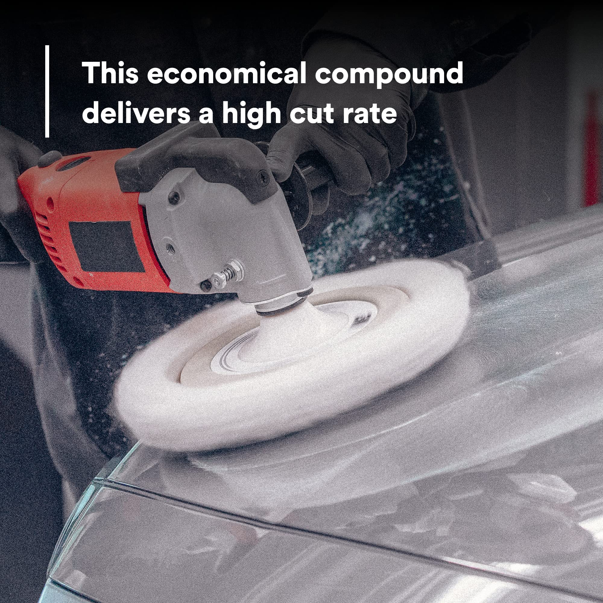 3M Super Duty Rubbing Compound, 05954, 1 Qt (32 Fl Oz/946 Ml)