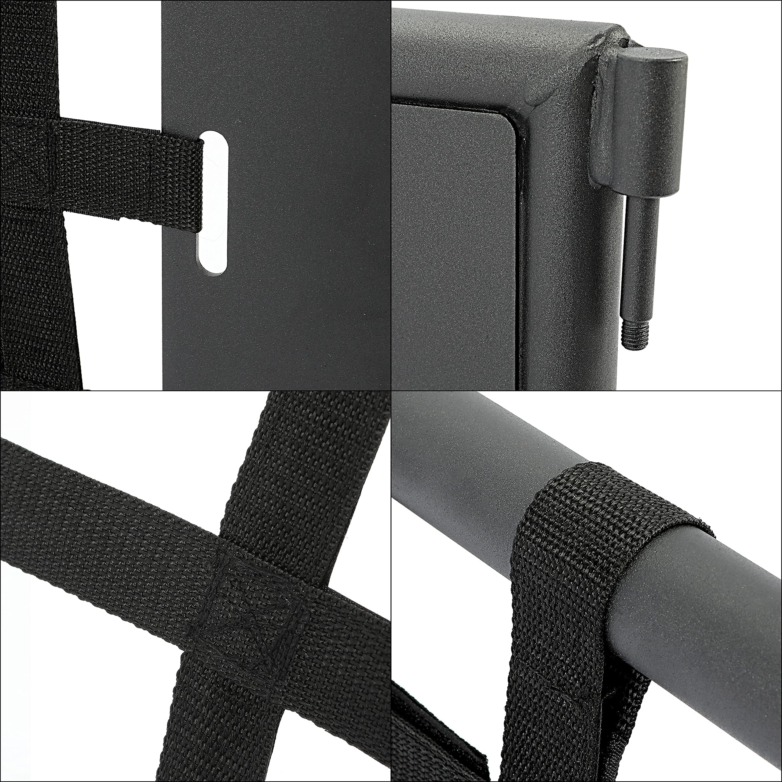 HECASA PAIR(2 Doors) Steel Tubular Door with Side Mirror Fits for Jeep Wrangler CJ7/YJ 1976-1995