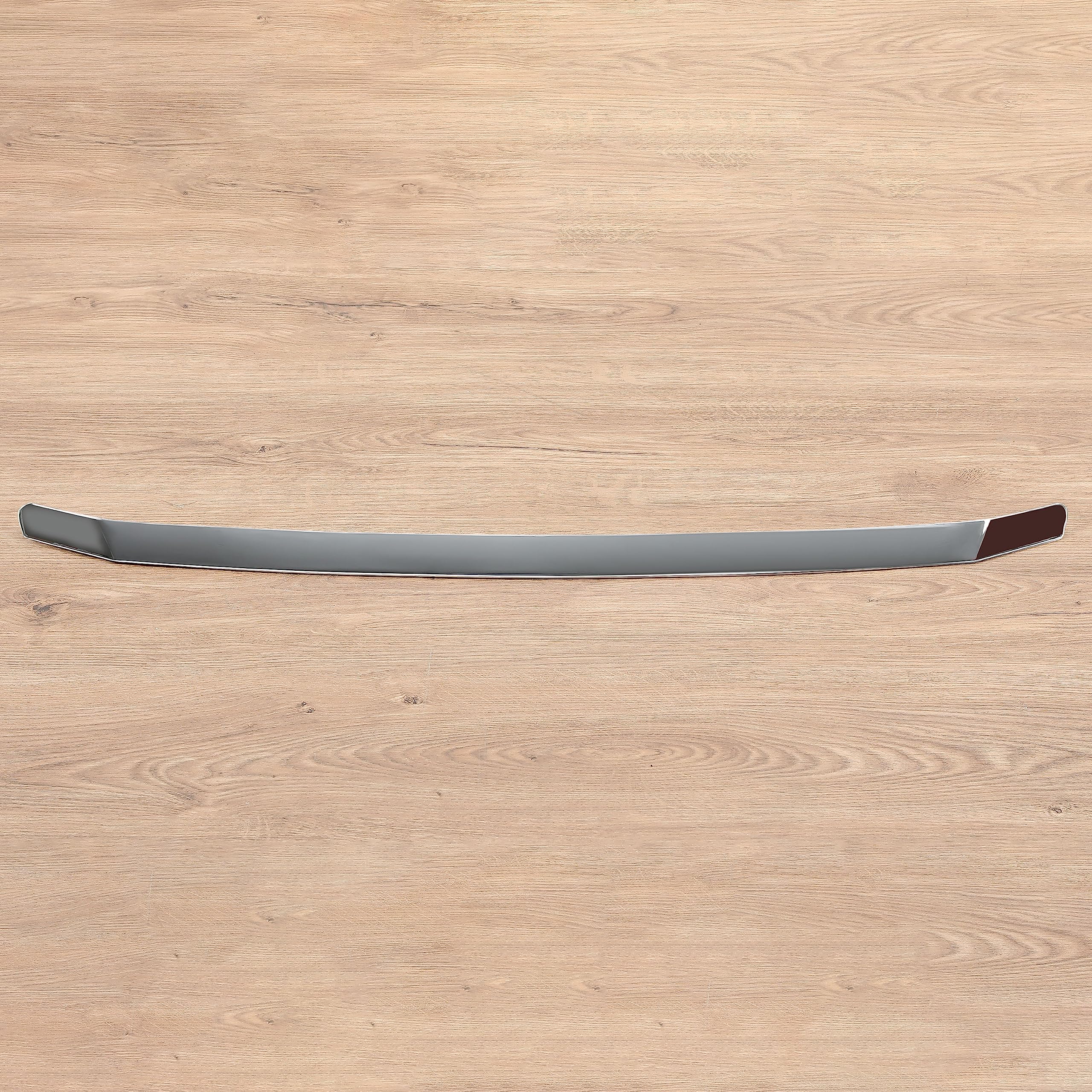 ECOTRIC Front Grille Hood Molding Trim Compatible with 2005 2006 2007 2008 2009 2010 Toyota Avalon Replacement for TO1235100 757