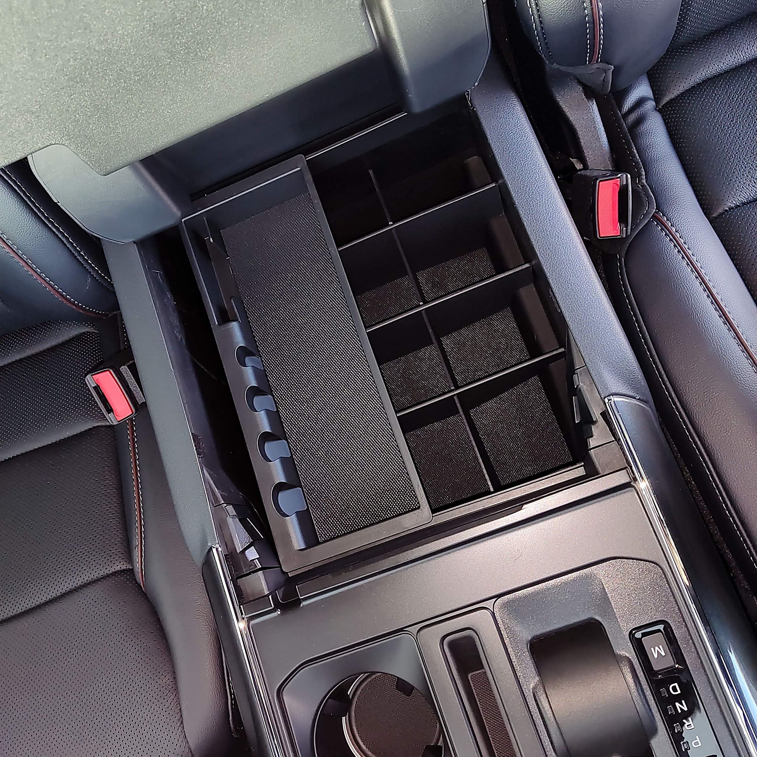 Vehicle Ocd - Center Console Organizer For Ford F150 (2021-2025) (Full Console W/Bucket Seats Only) - Made In Usa - Slx169