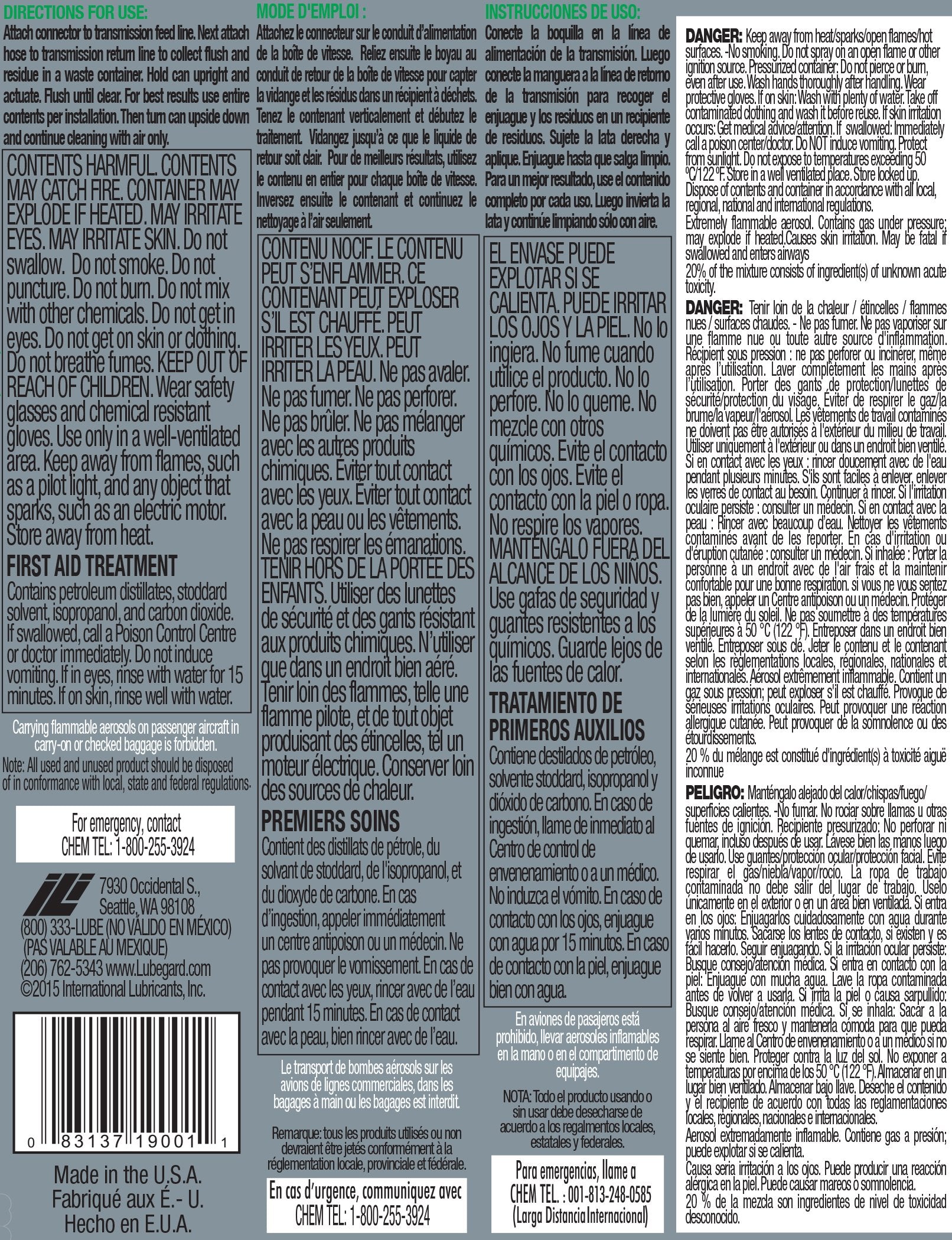 Lubegard 19001 Kooler Kleen Transmission Cooler Flush, 13.25 Oz.